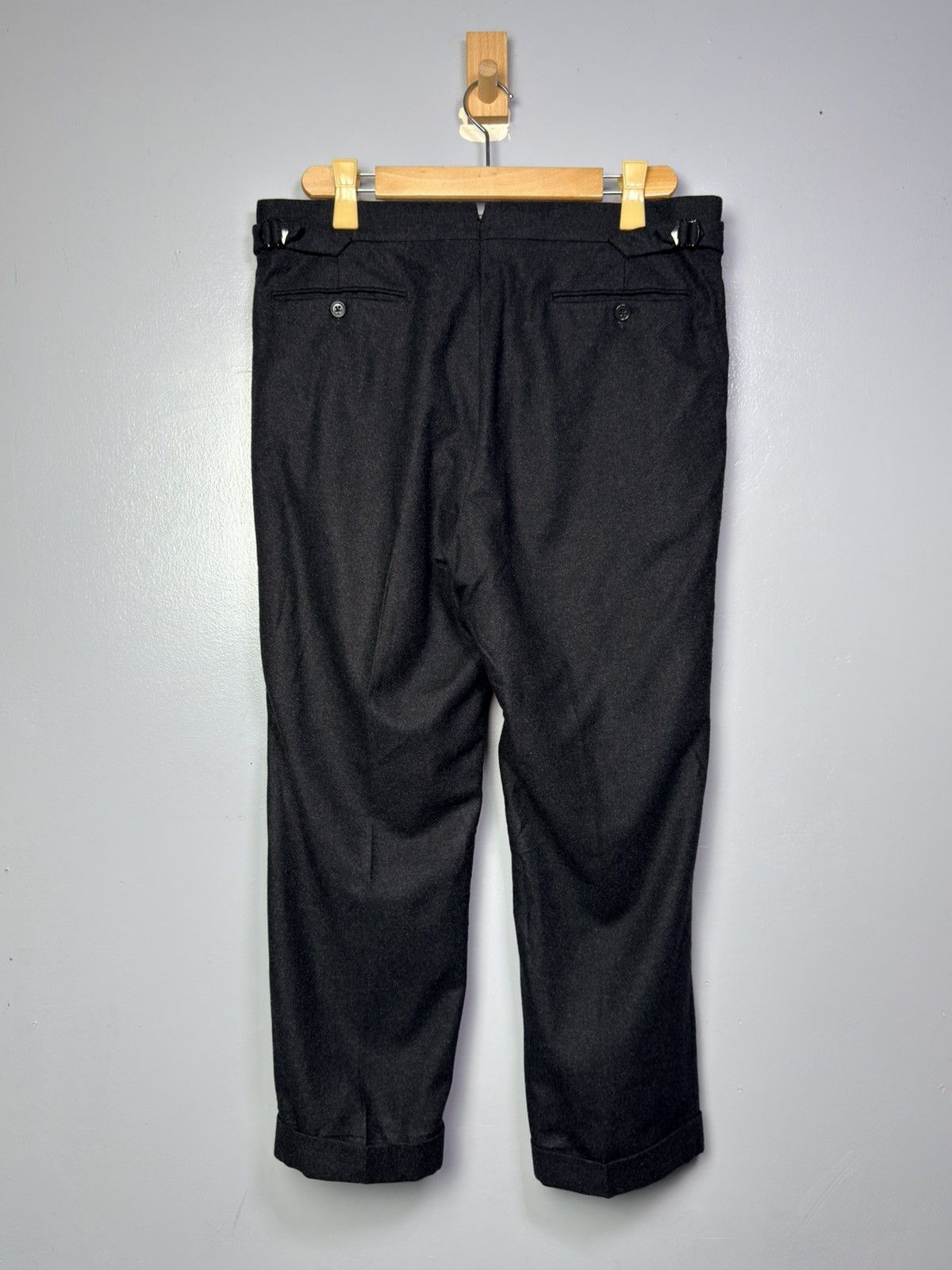Ralph Lauren Purple Label Ralph Lauren Purple Label Gregory Wool Flannel Trouser Size US 34 / EU 50 - 7 Thumbnail