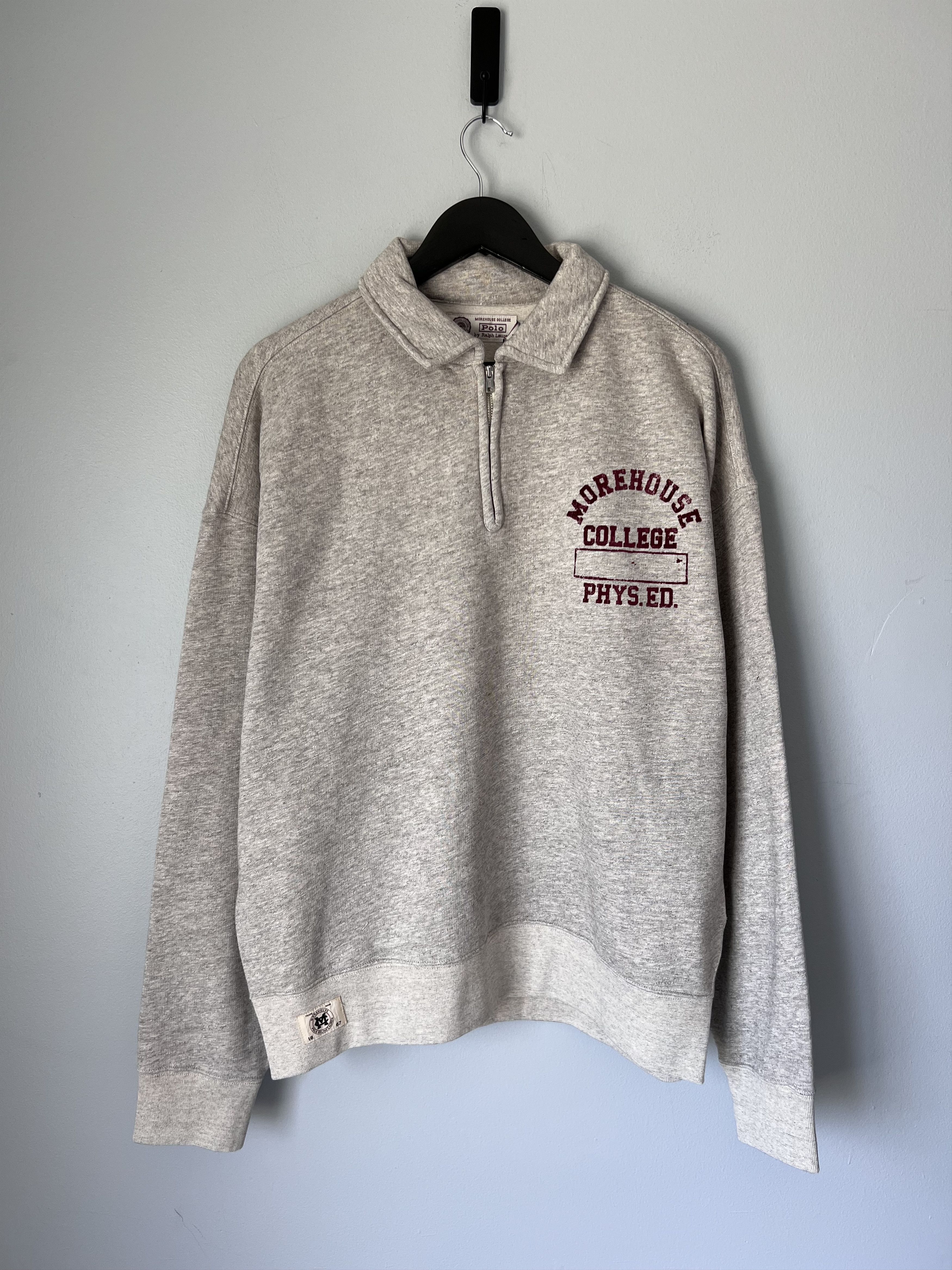 Polo Ralph Lauren Polo Ralph Lauren The Morehouse Polo Sweatshirt in Grey Size US L / EU 52-54 / 3 - 1 Thumbnail