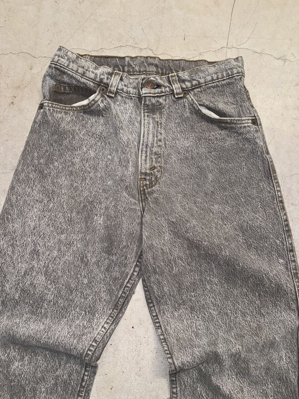 Levi's × Vintage Crazy Vintage 90s Levi’s Silver Tab Jeans Faded Grey Denim Size US 29 - 7 Thumbnail
