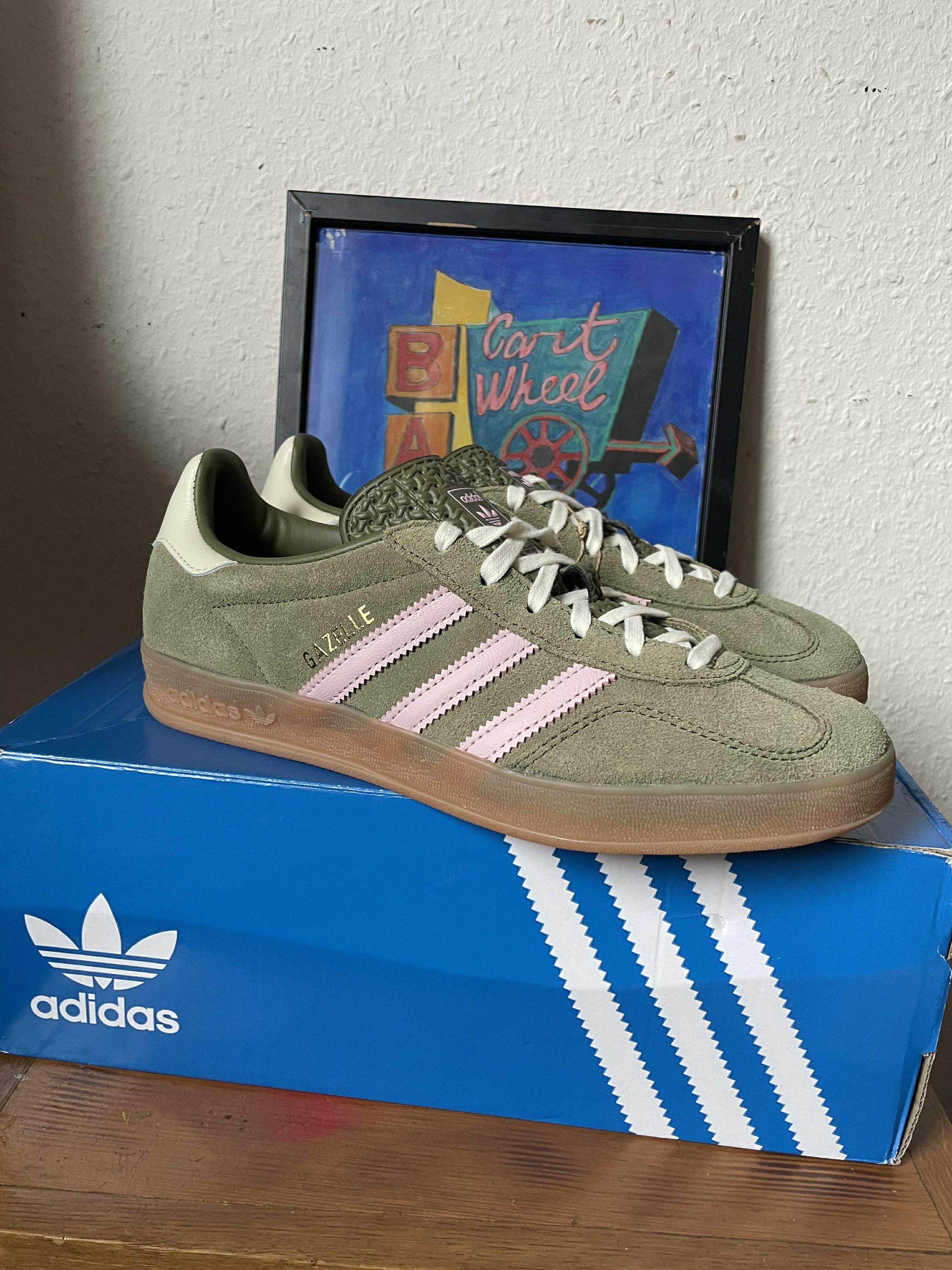 Adidas Adidas Gazelle Indoor Focus Olive Womens US 7.5 Size US 7.5 / IT 37.5 - 7 Thumbnail