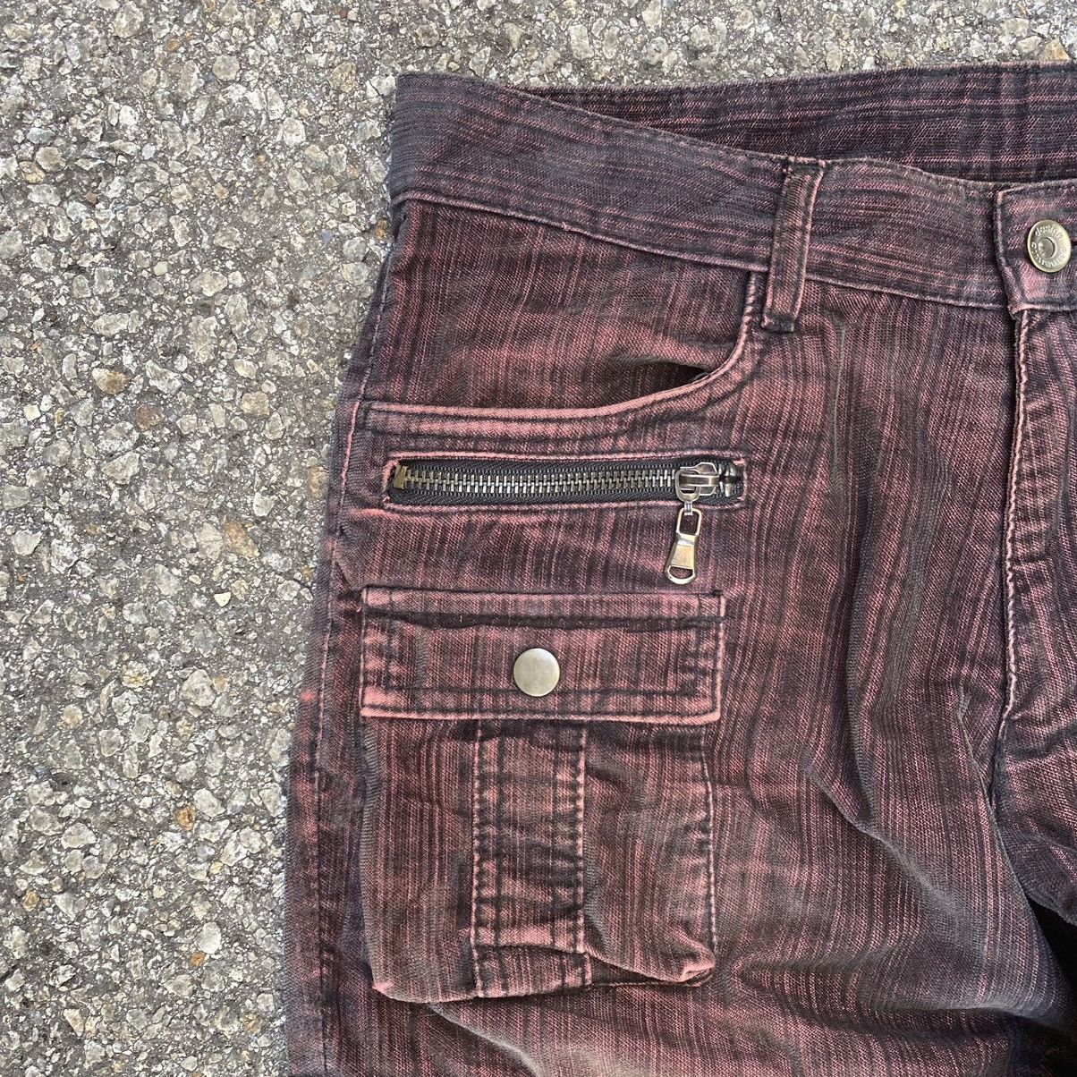 Beauty Beast Flare Bush Pants Cargo Semanticdesign Faded Velvet Corduroy Size US 30 / EU 46 - 4 Thumbnail