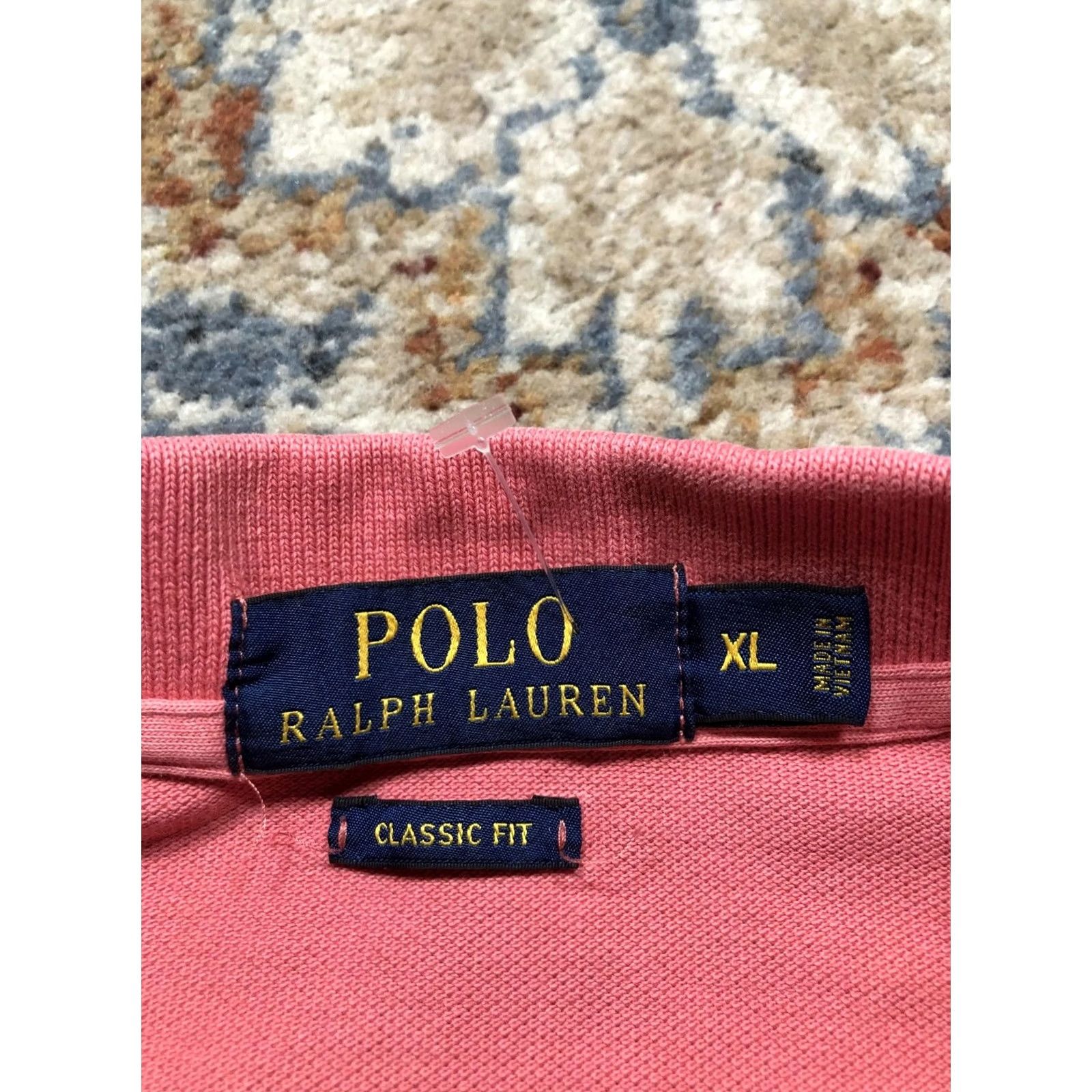 Polo Ralph Lauren Polo Ralph Lauren Polo Shirt Mens XL Pink Classic Fit Short Sleeve Pony Logo Size US XL / EU 56 / 4 - 7 Thumbnail