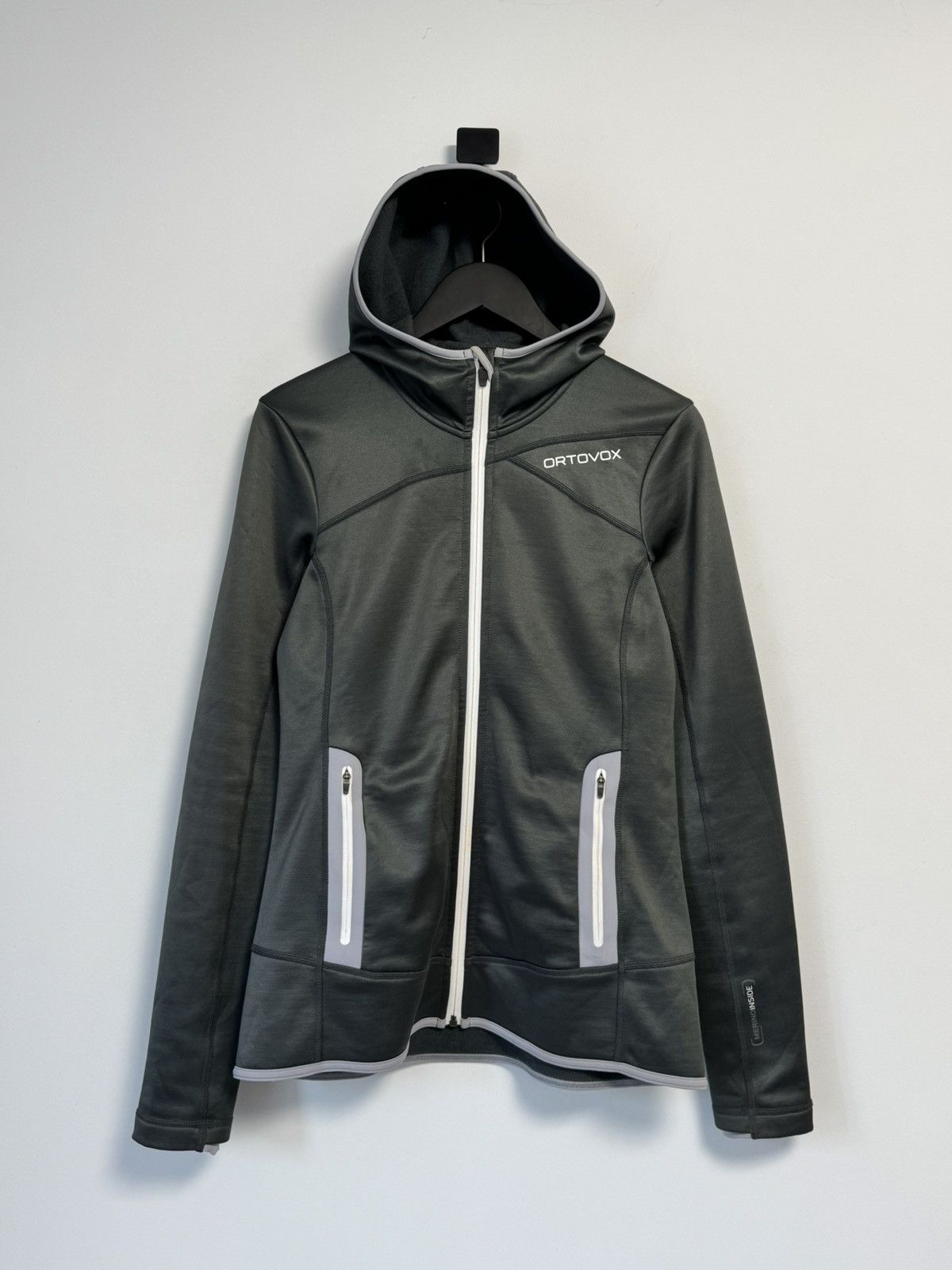 ORTOVOX ORTOVOX hoodie jacket merino wool fleece inside full zip Size L / US 10 / IT 46 - 1 Thumbnail