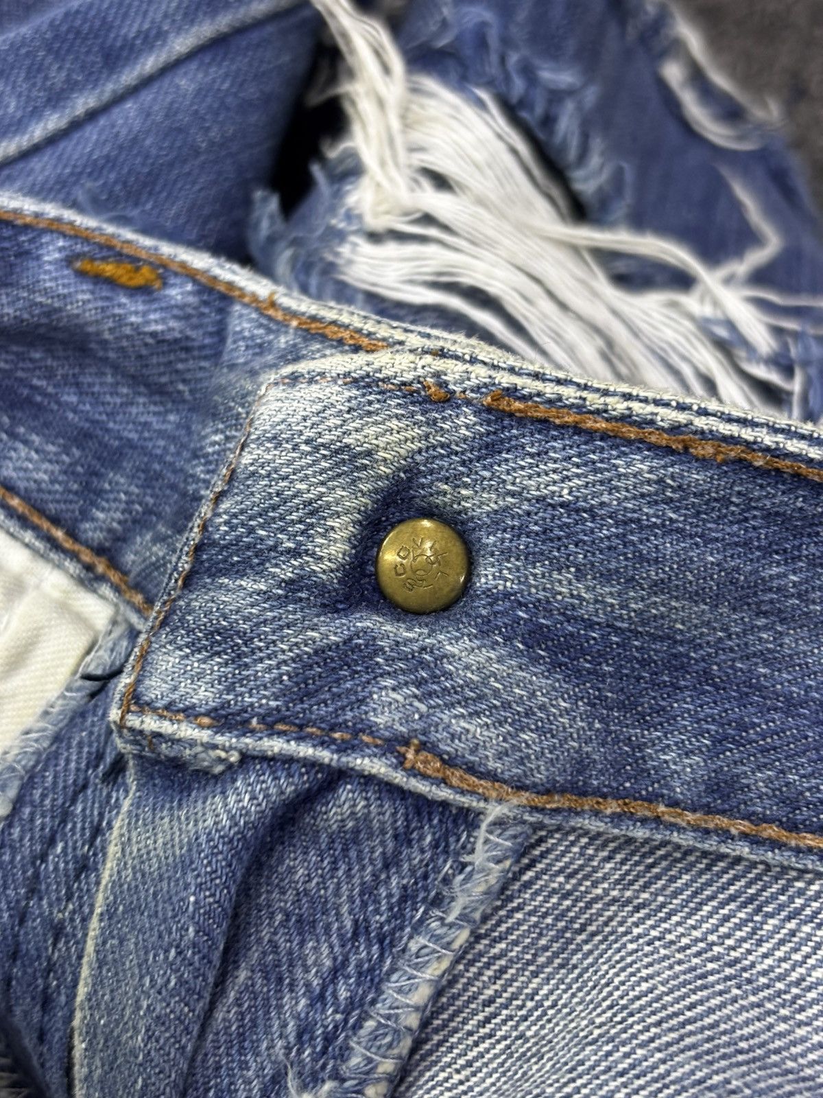 Wrangler Wrangler Vintage Selvedge Distressed Denim Size US 32 / EU 48 - 6 Thumbnail