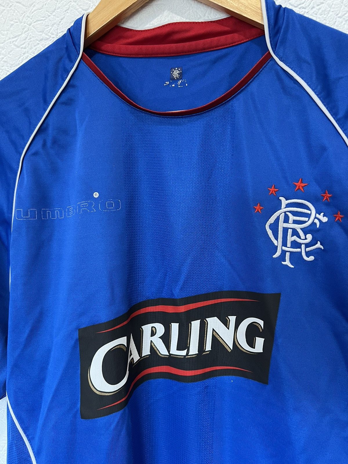 Umbro × Vintage Umbro Rangers 2005/2006 Home Kit Soccer Jersey Football Size US S / EU 44-46 / 1 - 2 Thumbnail