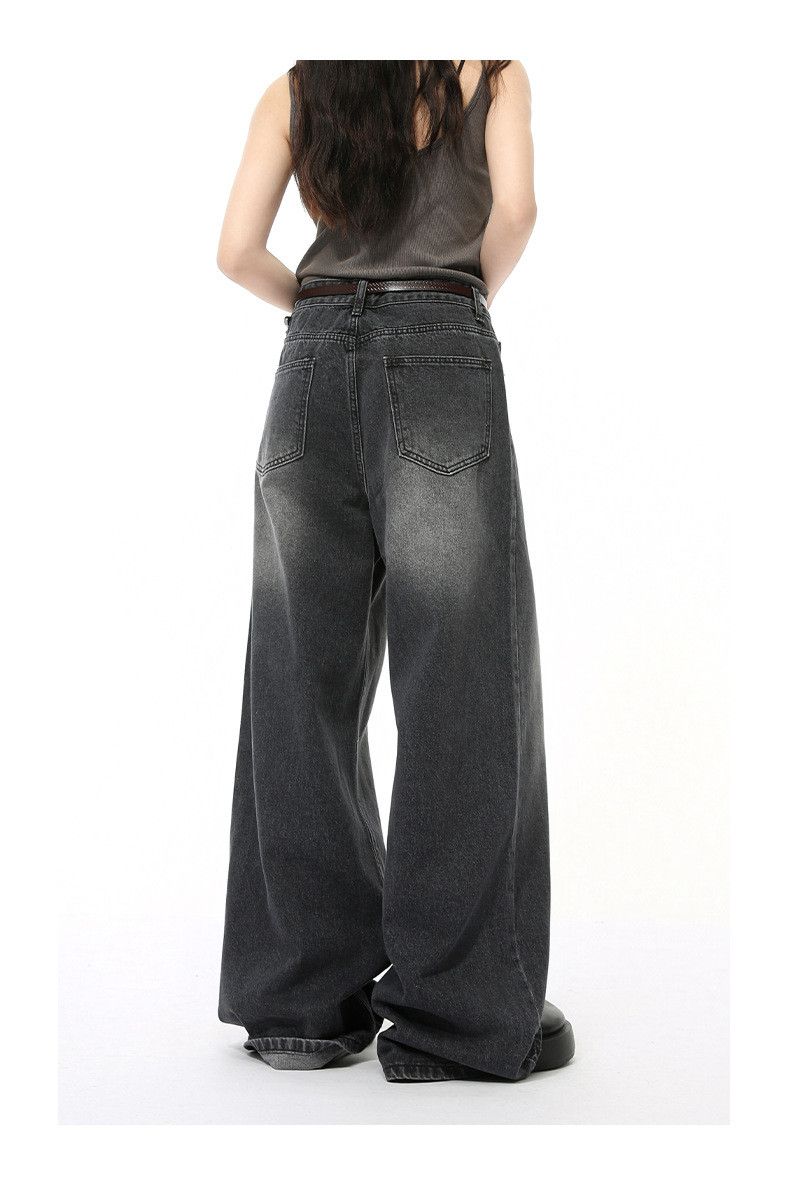 Japanese Brand Men's Japanese Retro Cleanfit Wide-Leg Curved Jeans Size US 32 / EU 48 - 3 Thumbnail