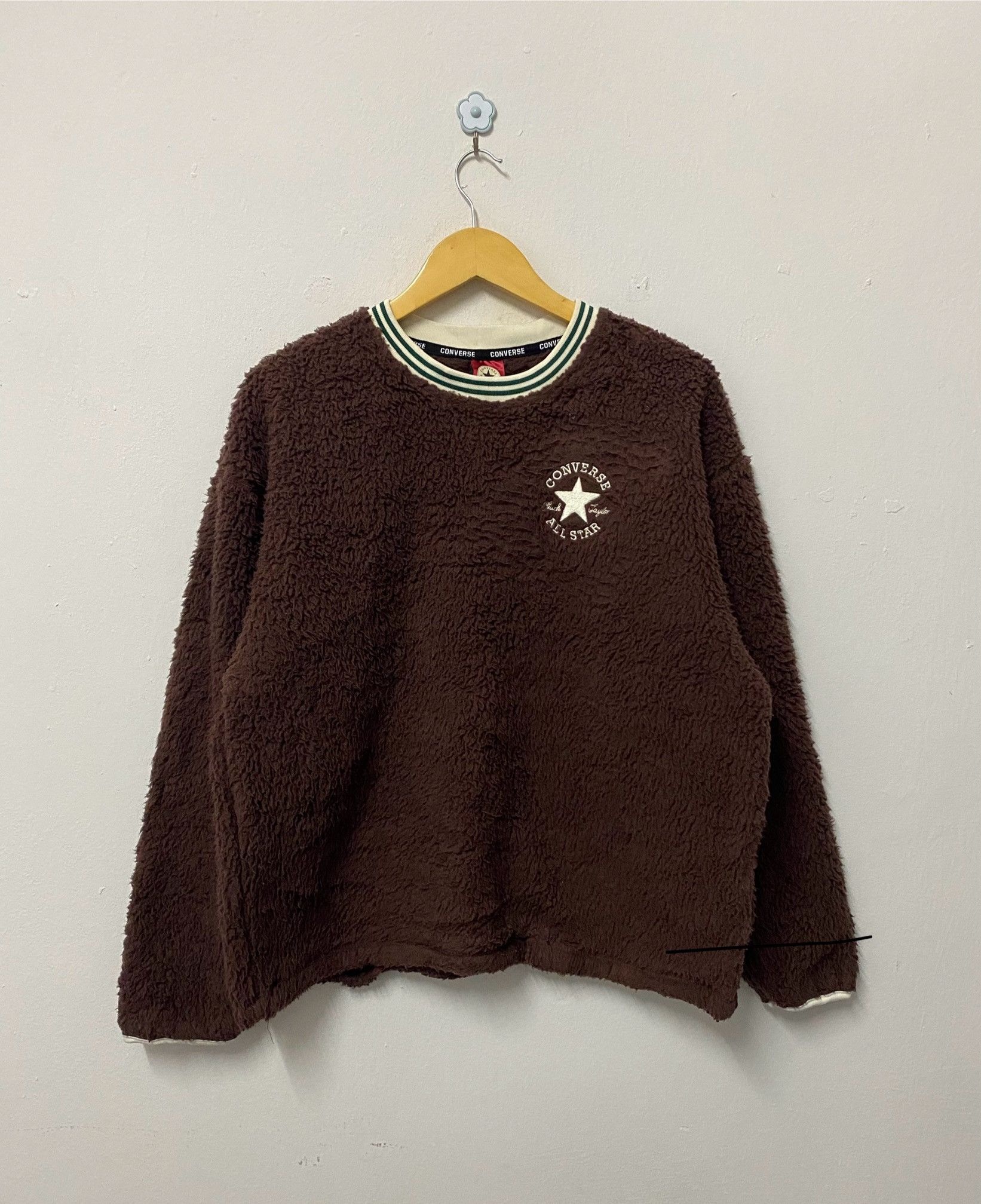 Converse Vintage Converse Fleece Shirts Size US M / EU 48-50 / 2 - 1 Thumbnail