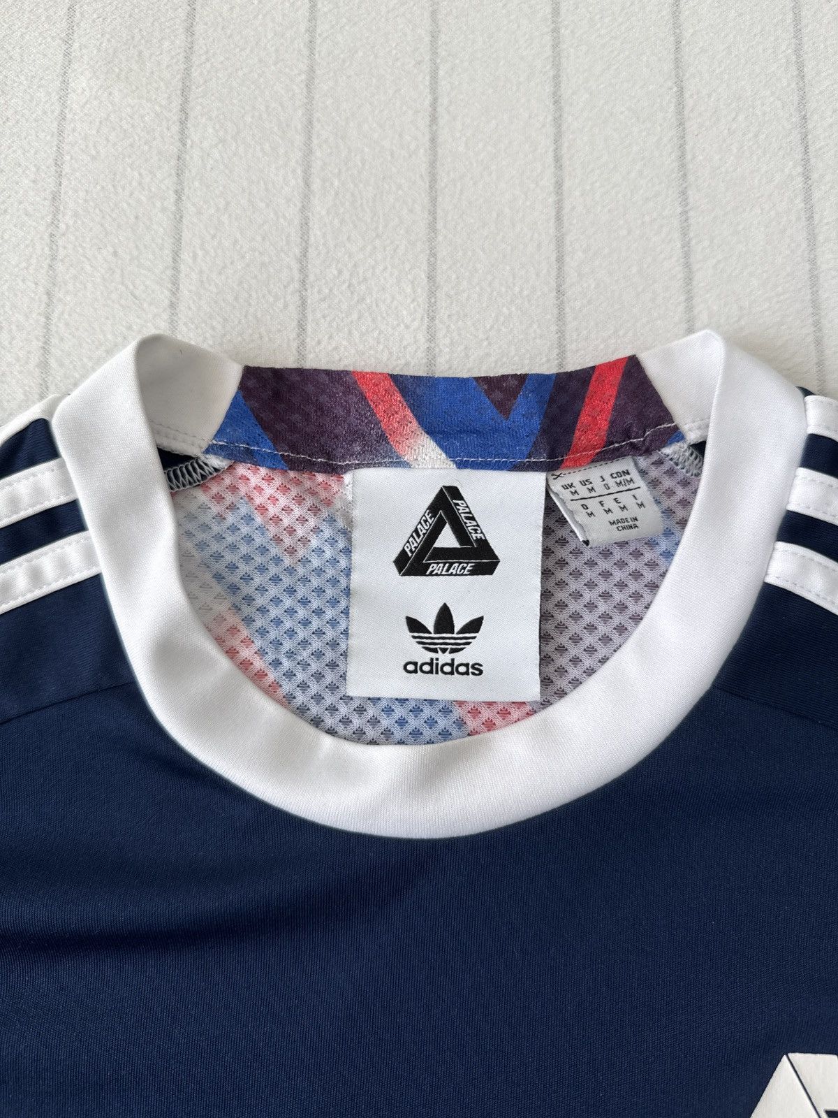 Adidas × Palace Palace Adidas Away Jersey Night Indigo/White/Red Size Medium Size US M / EU 48-50 / 2 - 7 Thumbnail