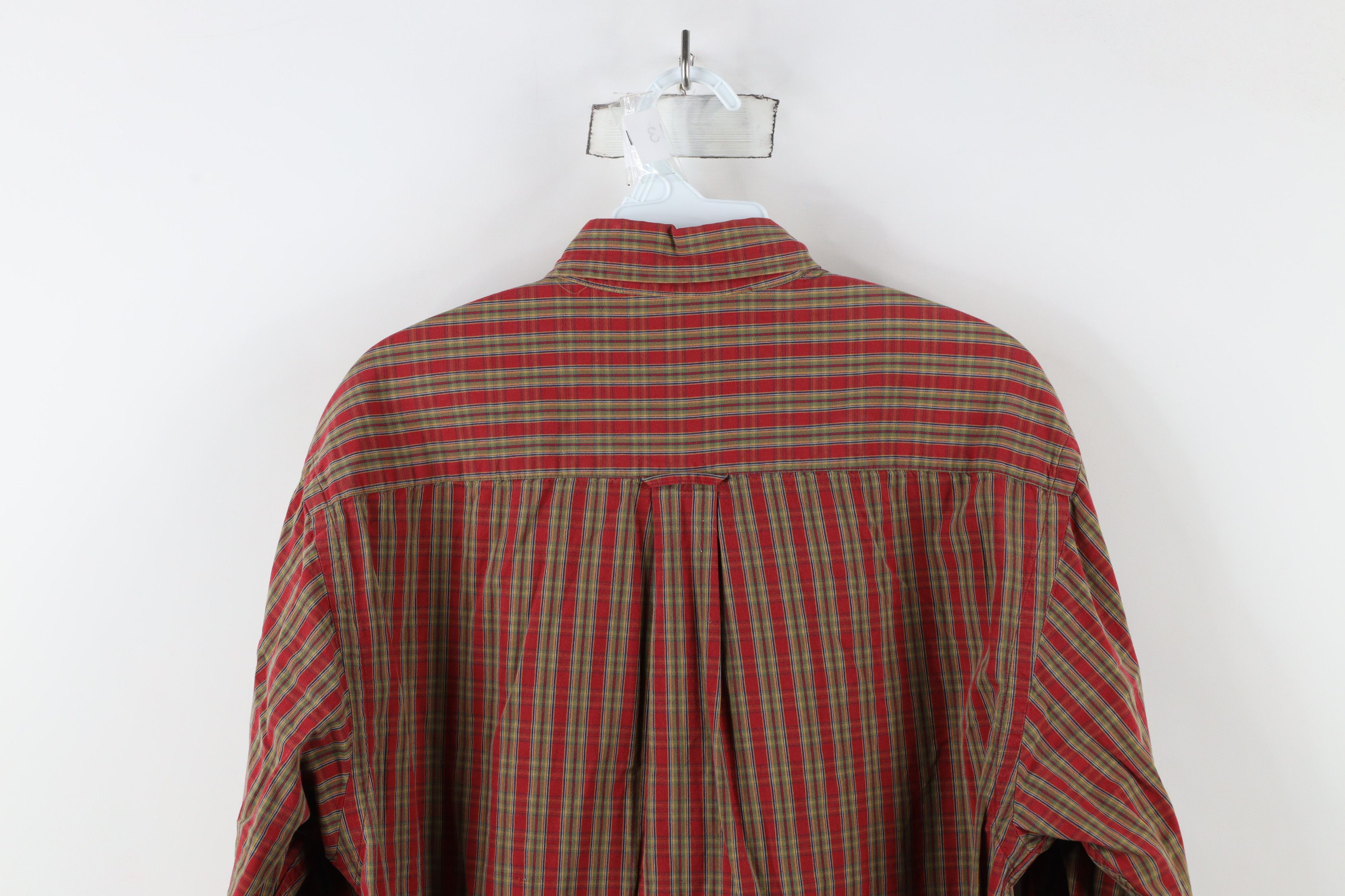 Nautica × Vintage Vintage 90s Nautica Collared Button Down Shirt Plaid Cotton Size US S / EU 44-46 / 1 - 12 Thumbnail