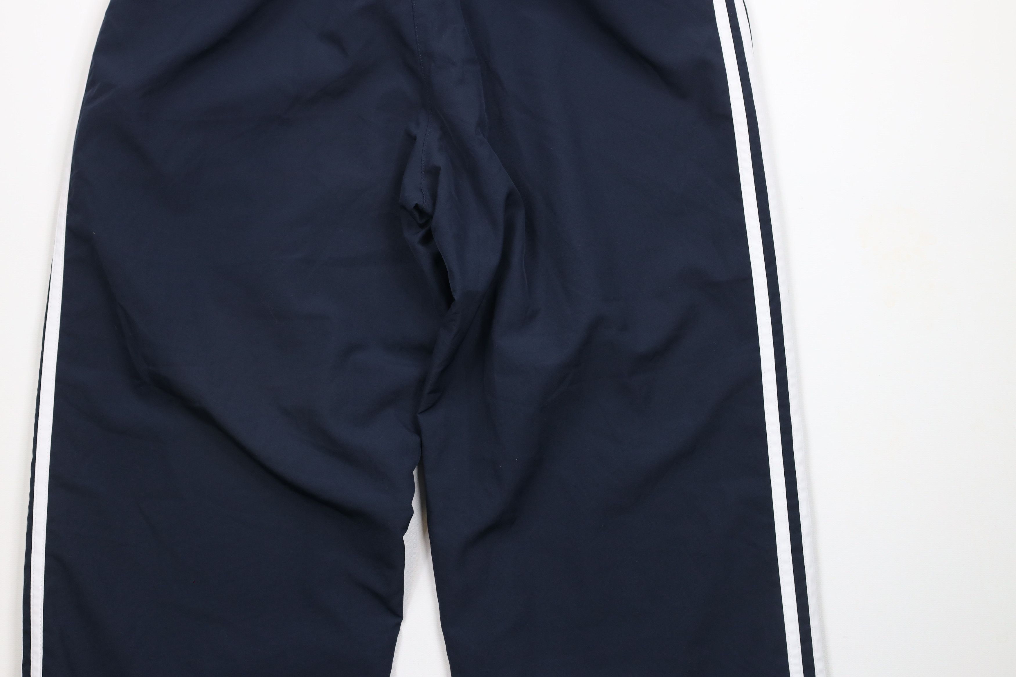 Adidas × Vintage Vintage Adidas Striped Lined Wide Leg Windbreaker Pants Size 30" / US 8 / IT 44 - 11 Thumbnail