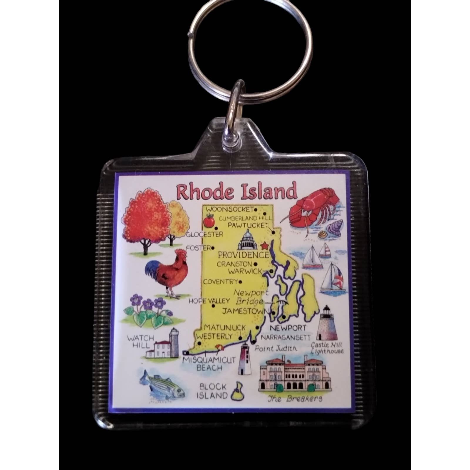 Vintage Very unique Rhode Island Vintage keychain | Grailed