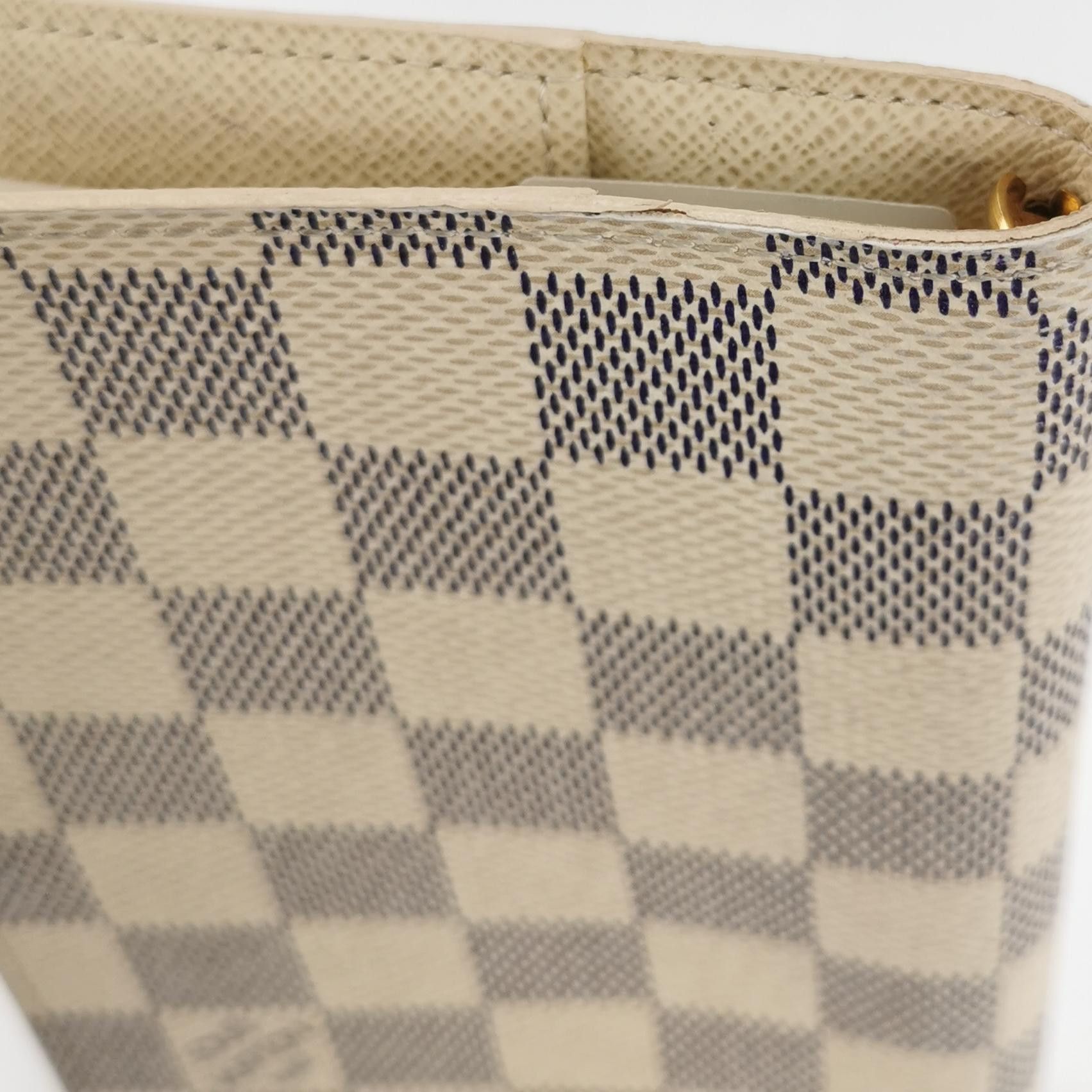 Louis Vuitton Louis Vuitton (LV) Checkerboard Notebook Cover Small Leathe Size ONE SIZE - 7 Thumbnail