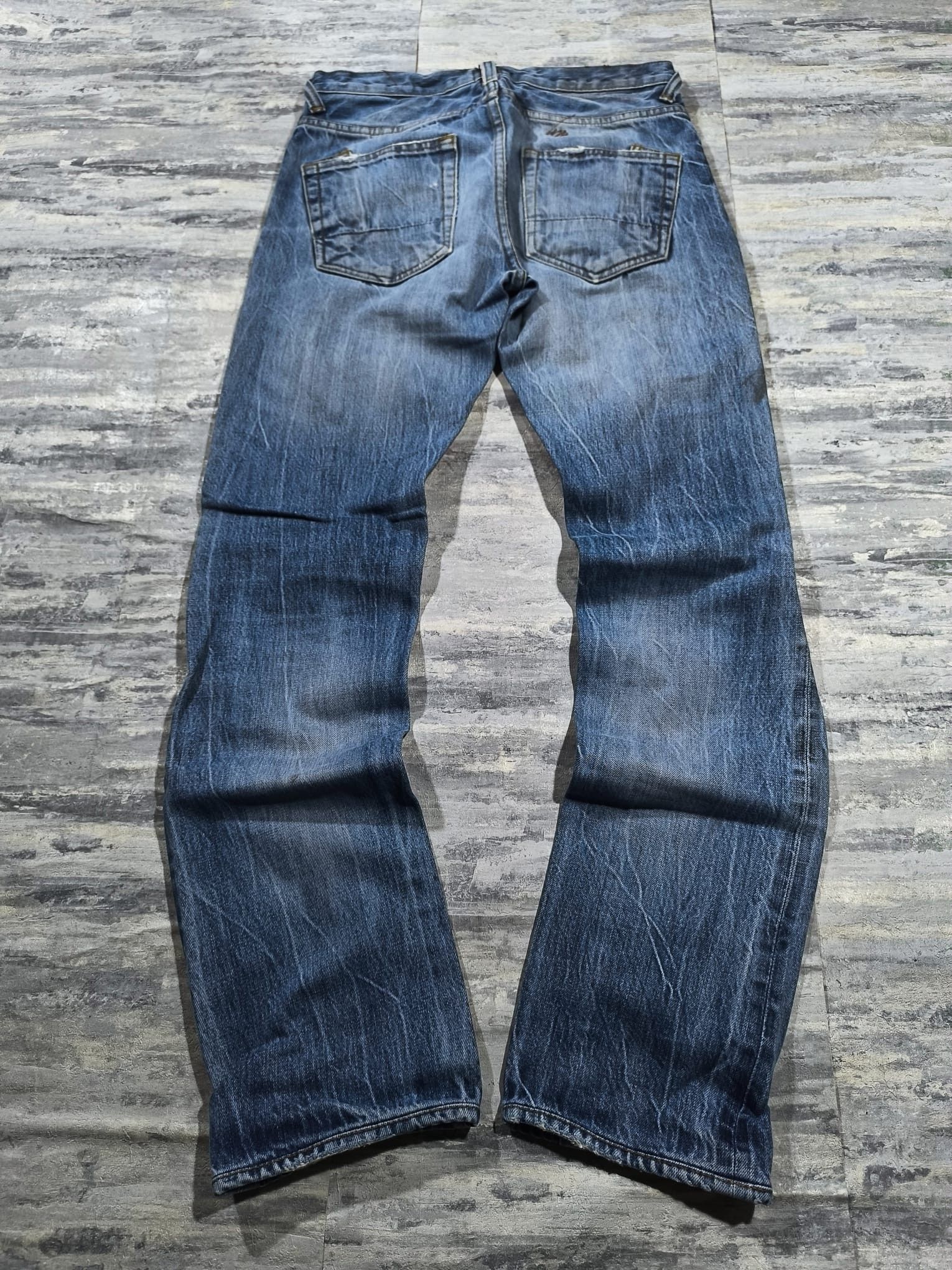 Hysteric Glamour vintage trashed distressed prps selvedge denim jeans Size US 30 / EU 46 - 2 Thumbnail