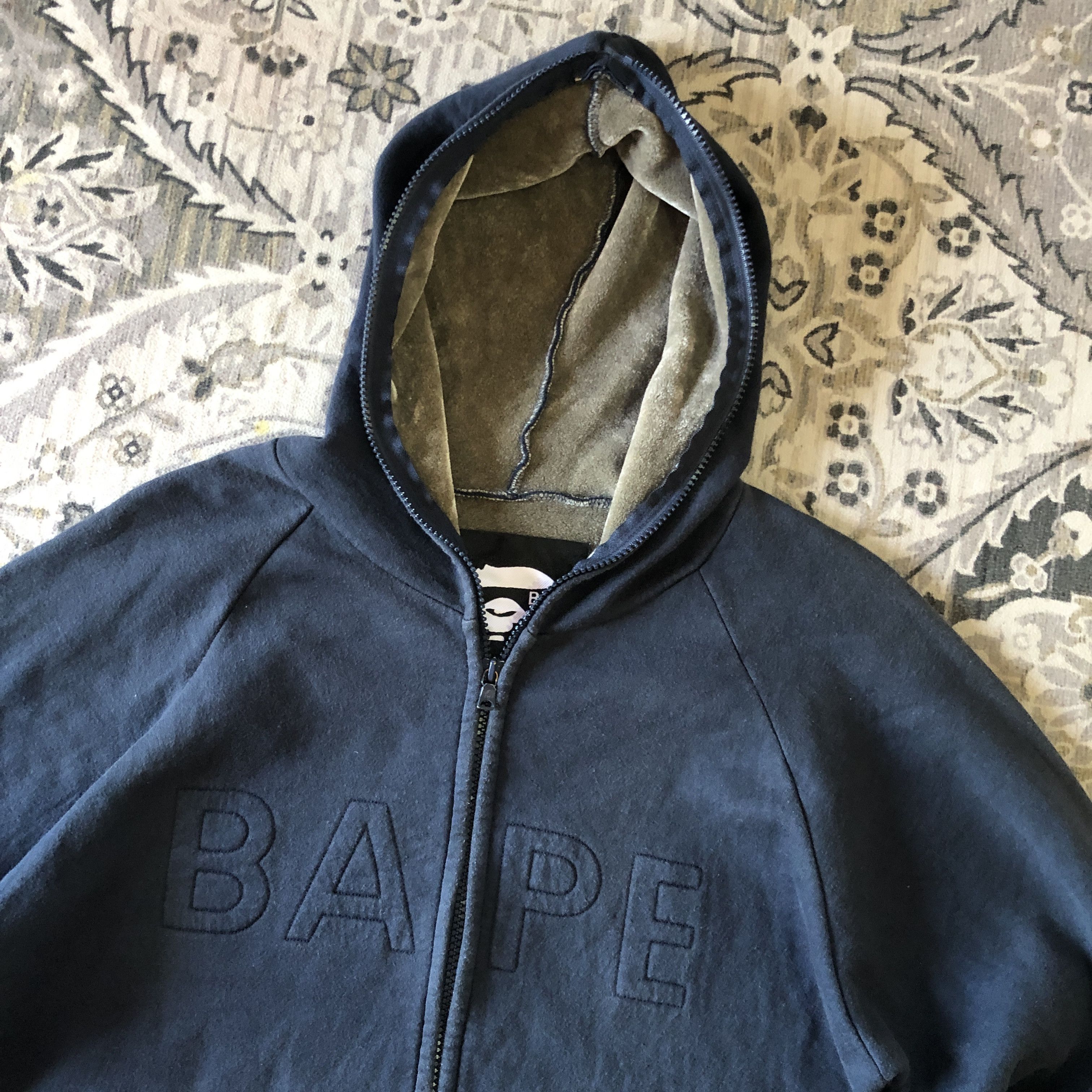 Bape OG BAPE CAR-LUX FULL ZIP HOODED THERMO SWEAT JACKET Size US S / EU 44-46 / 1 - 4 Thumbnail