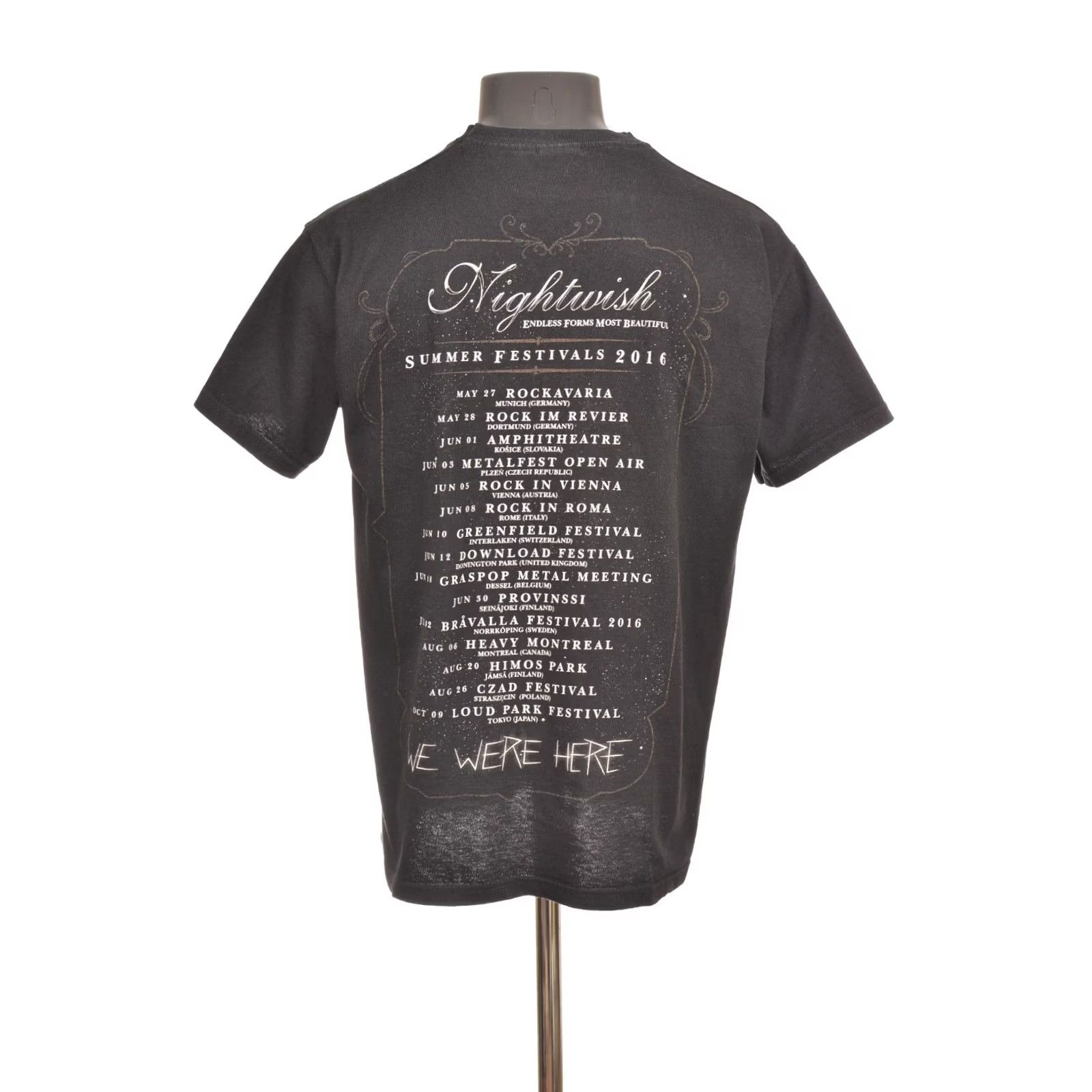 Fruit Of The Loom Fruit of the Loom Nightwish Endless Forms Most Beautiful 2016 T-Shirt Tee Size M Black Men Short Sleeve 100% Cotton Vintage? Size US M / EU 48-50 / 2 - 4 Thumbnail