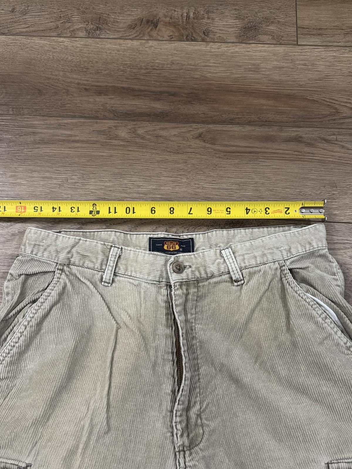 Route 66 Vintage Y2K Corduroy Cargo Pants Route 66 32x32 Size US 32 / EU 48 - 6 Thumbnail