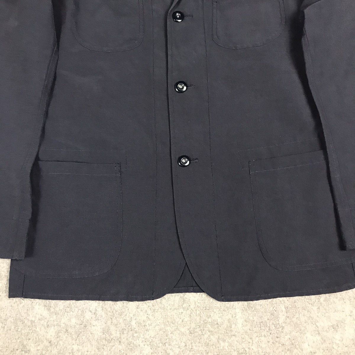 Baracuta 2000s BARACUTA NAVY BUTTON CLASSIC BLAZER JACKET Size US M / EU 48-50 / 2 - 3 Thumbnail