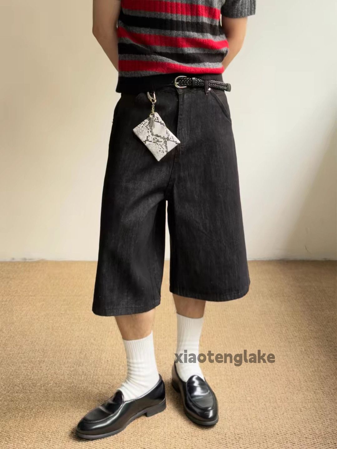 Jean xz acne ourlegacy style Loose baggy flared denim shorts Size US 33 - 6 Thumbnail