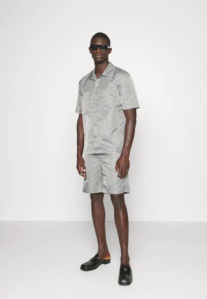 Han Kjobenhavn !DS! FW22 Han Kjobenhavn Grey Summer Shirt Short Sleeve Size US M / EU 48-50 / 2 - 3 Thumbnail