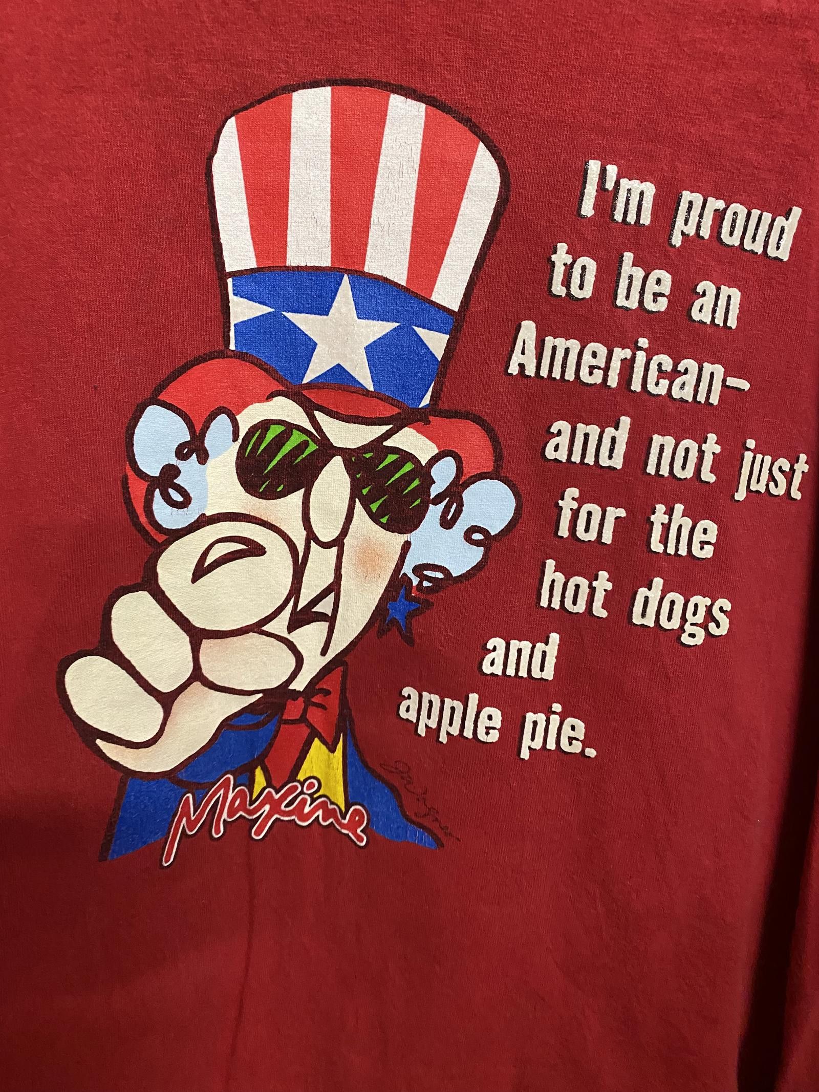 Designer Vintage Maxine T-shirt Sunday Comics - Uncle Sam - M Size US M / EU 48-50 / 2 - 4 Thumbnail