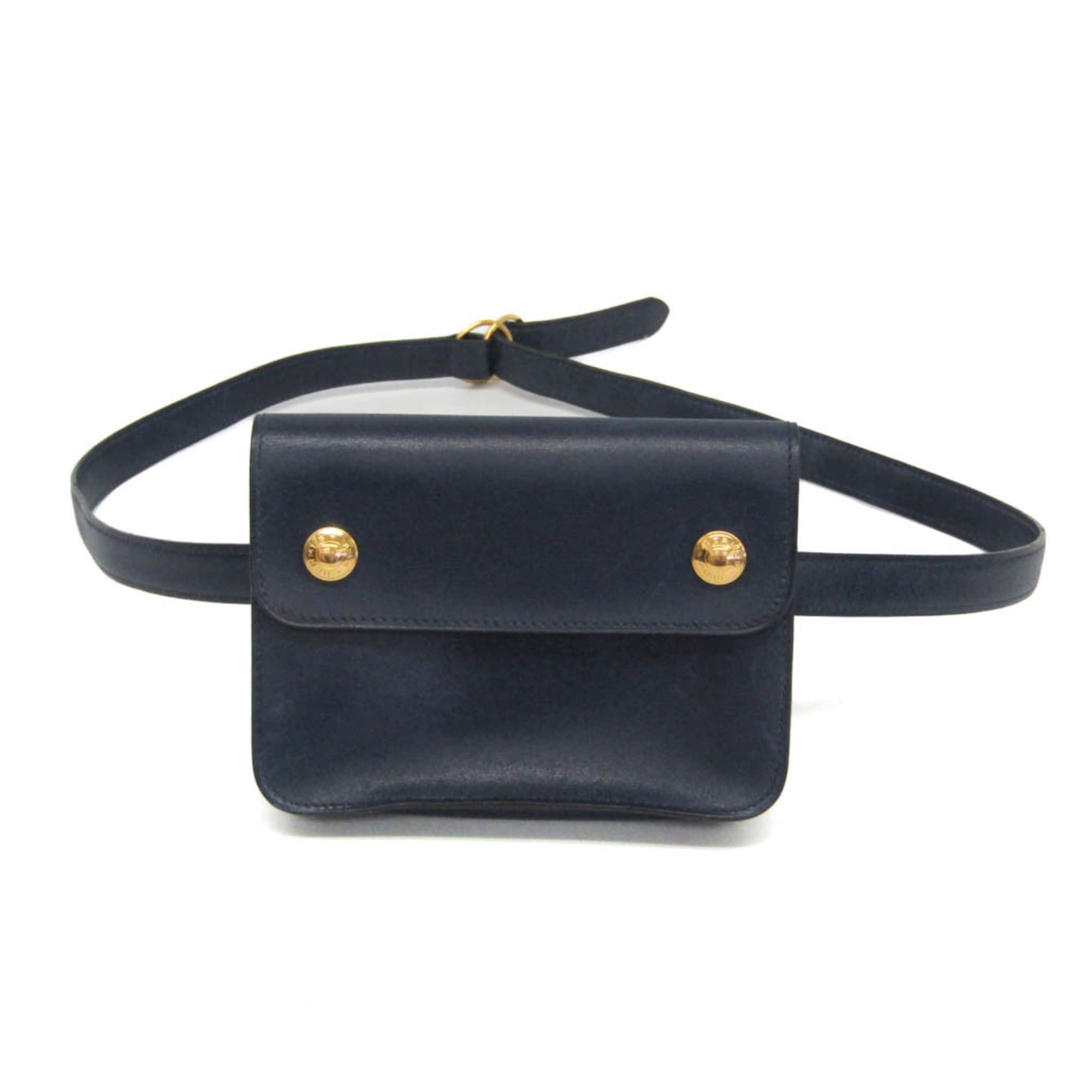Hermes Hermes Pochette Green Belt Leather Size ONE SIZE - 1 Thumbnail
