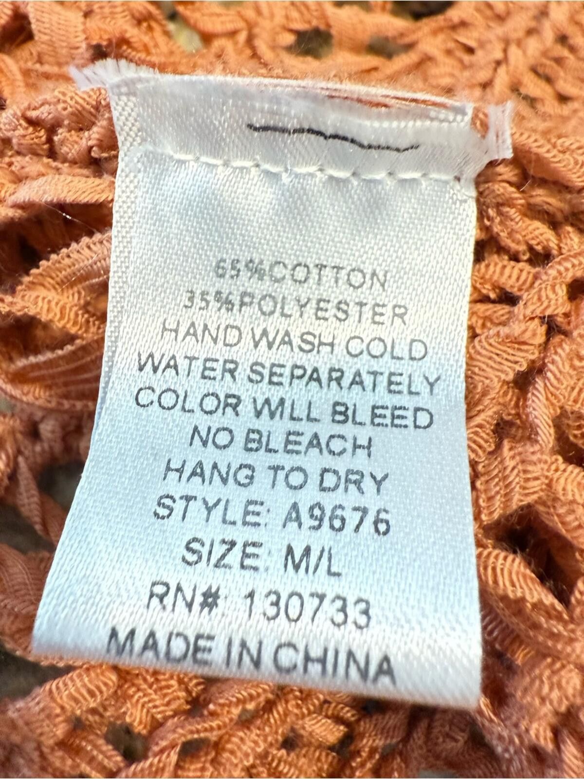 Other Umgee crochet long line fringe cardigan pinkish orange M/L Size M / US 6-8 / IT 42-44 - 8 Thumbnail