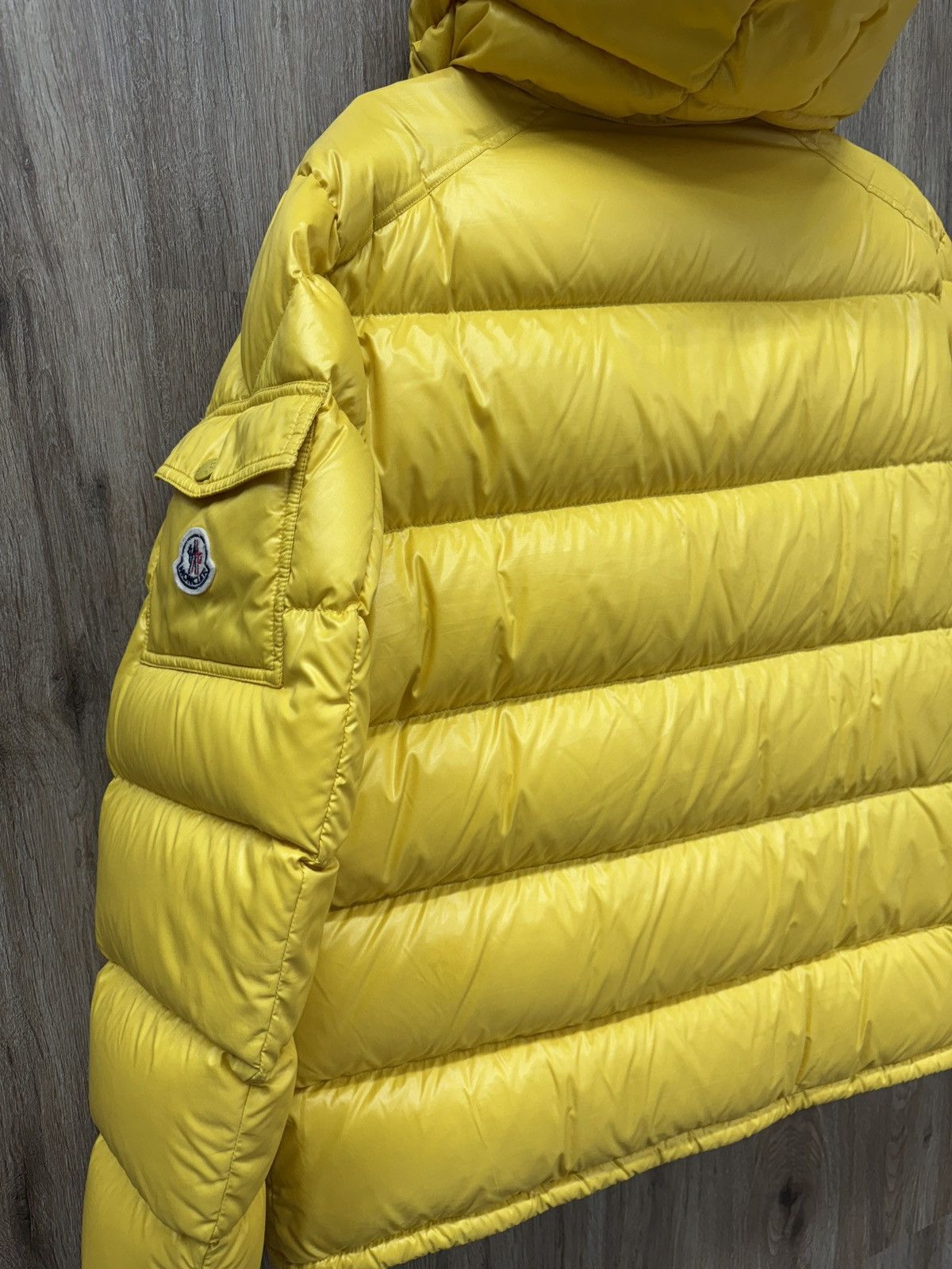 Moncler Moncler Yellow Maya Puffer Jacket Size US XL / EU 56 / 4 - 11 Thumbnail