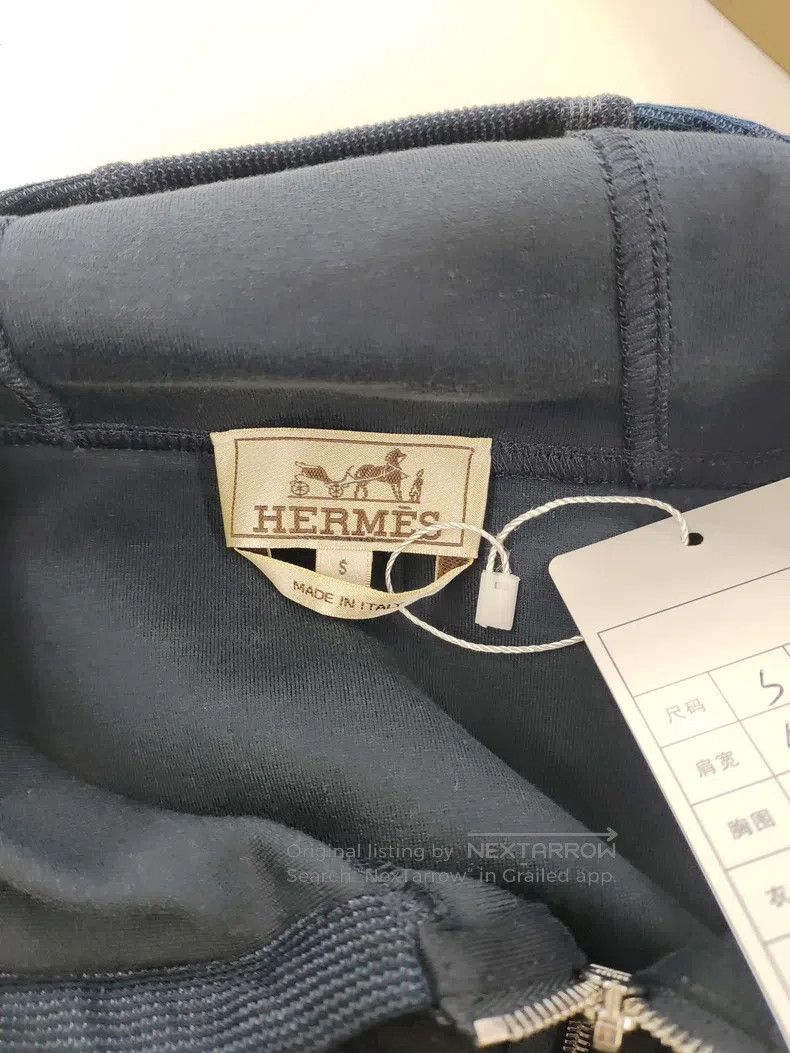 Hermes Hermes Dark Blue Battle Horse Zip Hoodie Size S / US 4 / IT 40 - 3 Thumbnail