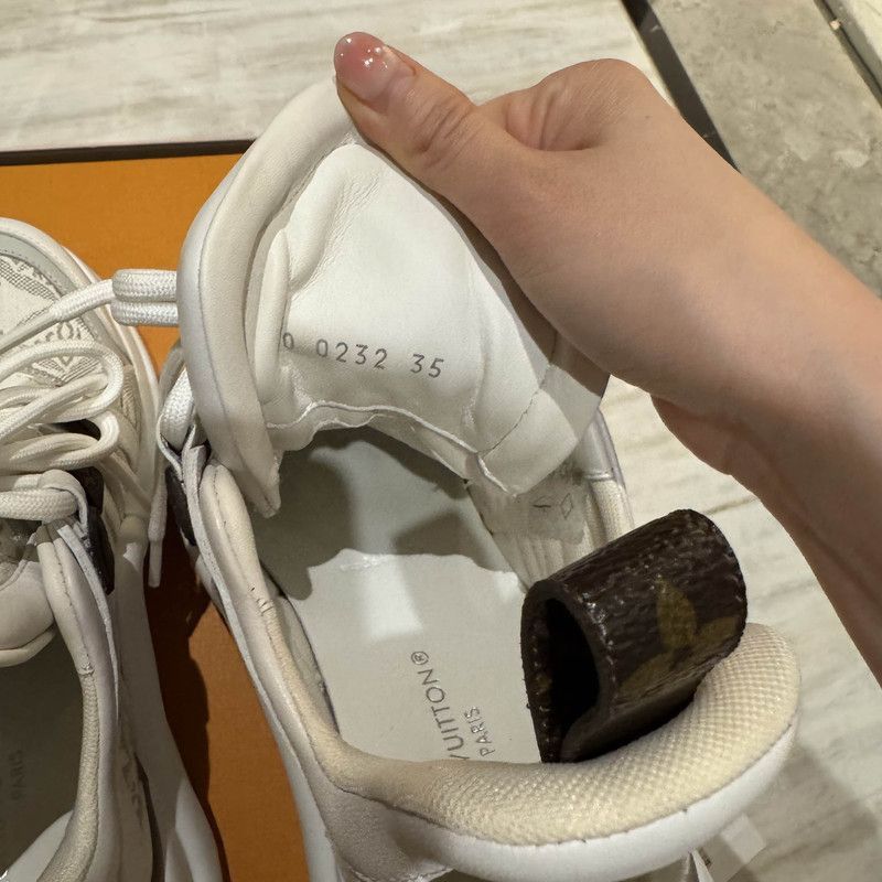Louis Vuitton Louis Vuitton Archlight White Low-Top Sneakers - Size US 8 / IT 38 - 5 Thumbnail