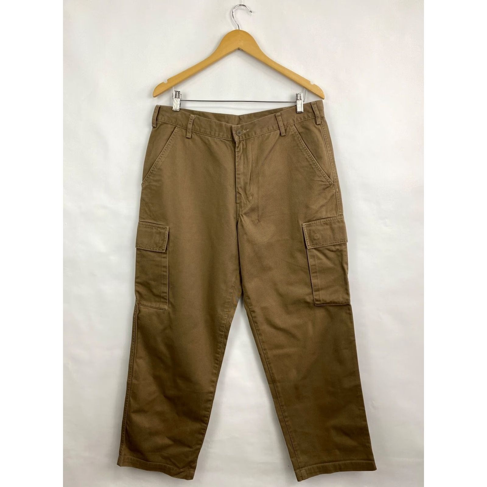 Avirex VINTAGE Avirex Cargo Pants Men 34 Brown Military Tactical Rare Y2K Brown Cargo Pants Mens 34 Vintage 90s 00s Size US 34 / EU 50 - 6 Thumbnail