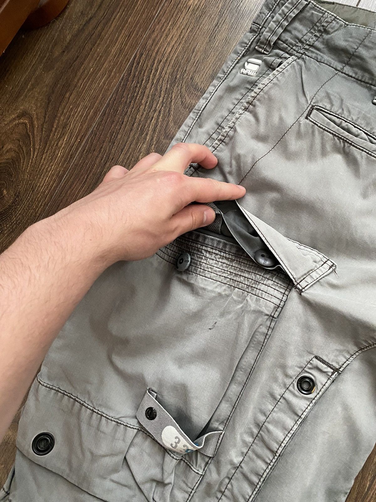 G-Star G-Star Raw Faded Cargo Shorts Multipocket Size US 32 / EU 48 - 6 Thumbnail