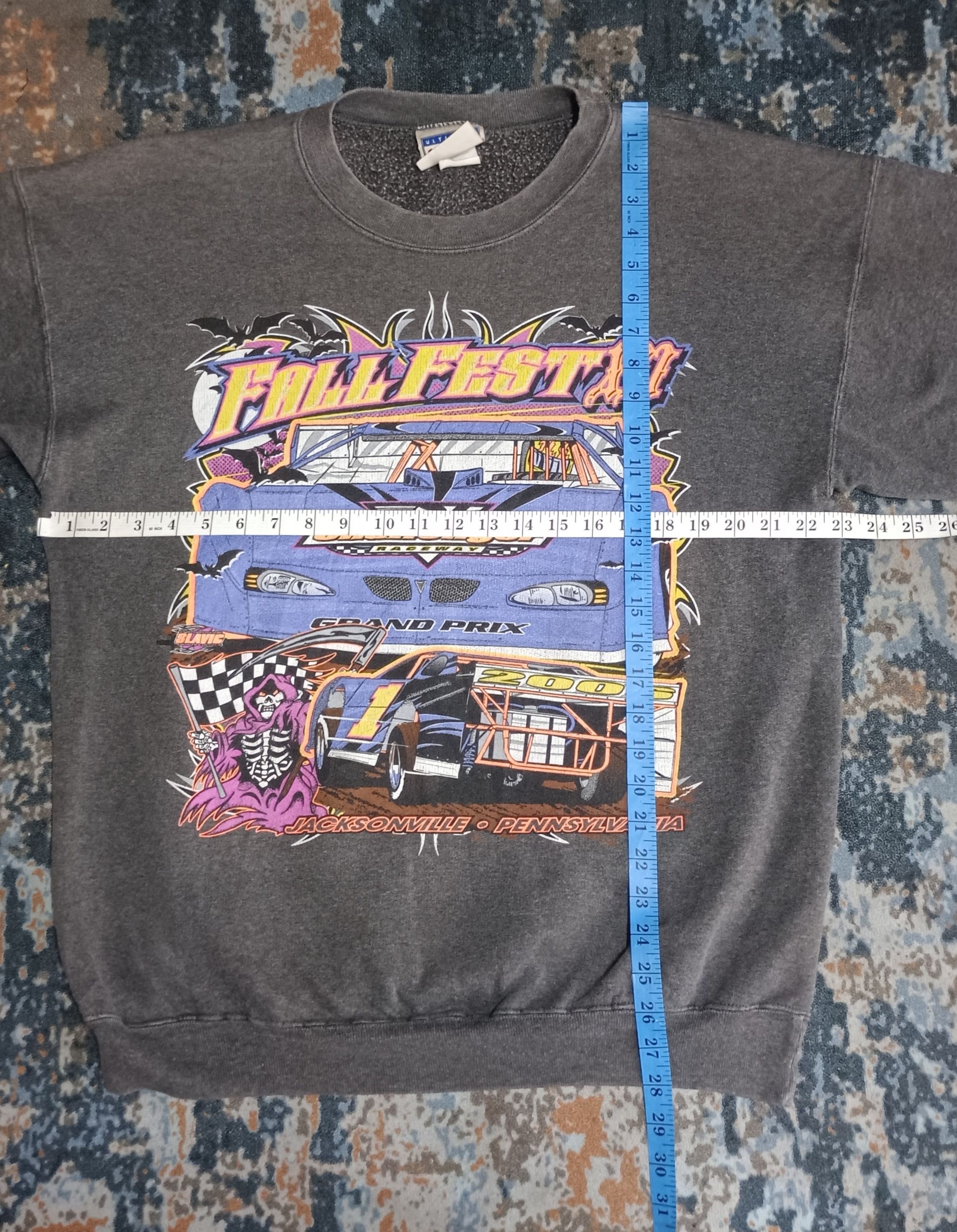 NASCAR Vintage Nascar"Who Can Beat The Reaper" Jacksonville Size US L / EU 52-54 / 3 - 14 Thumbnail