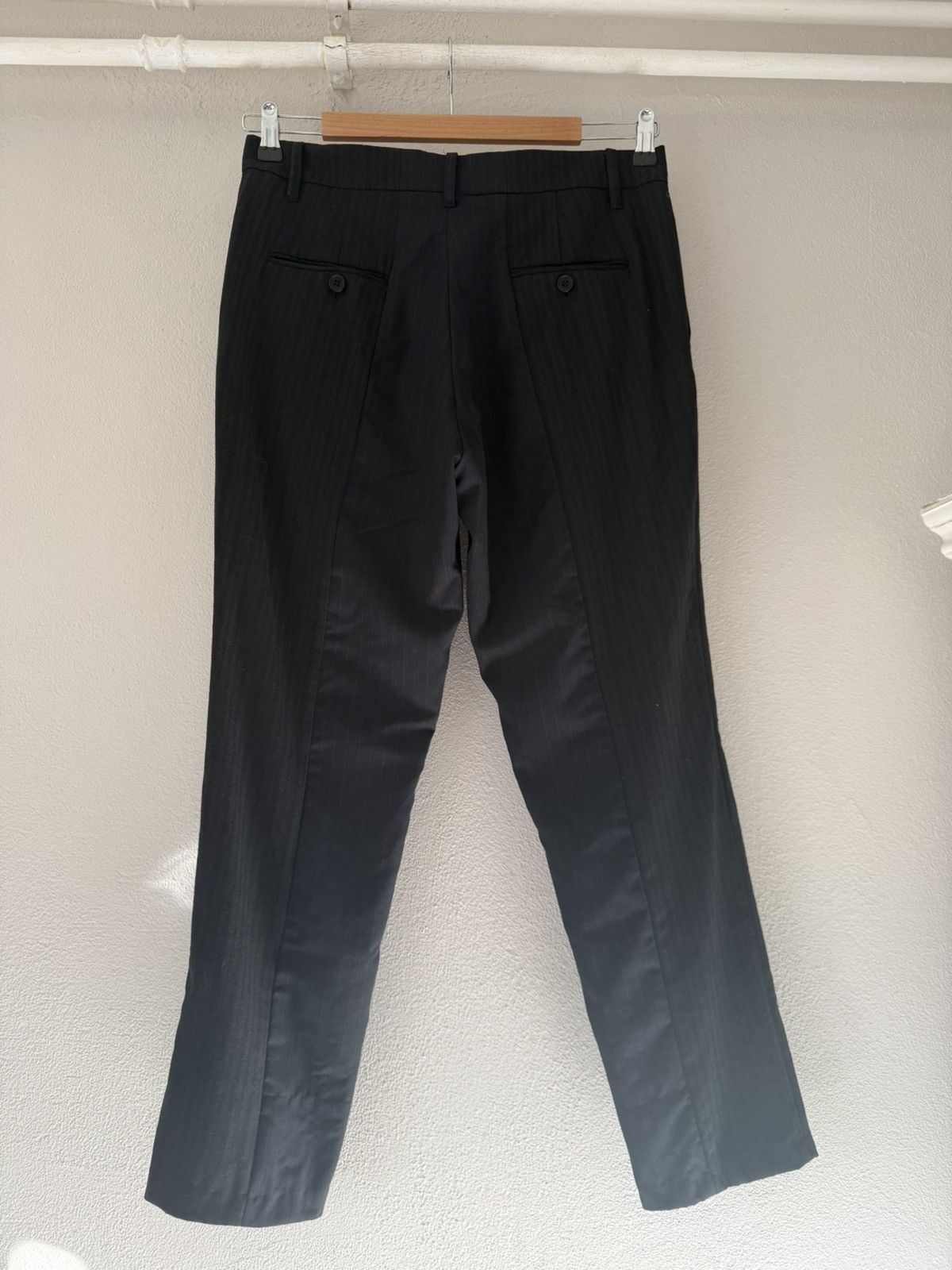 H&M × Maison Margiela H&M x Maison Martin Margiela Pinstripe Wool Trousers Size US 32 / EU 48 - 7 Thumbnail