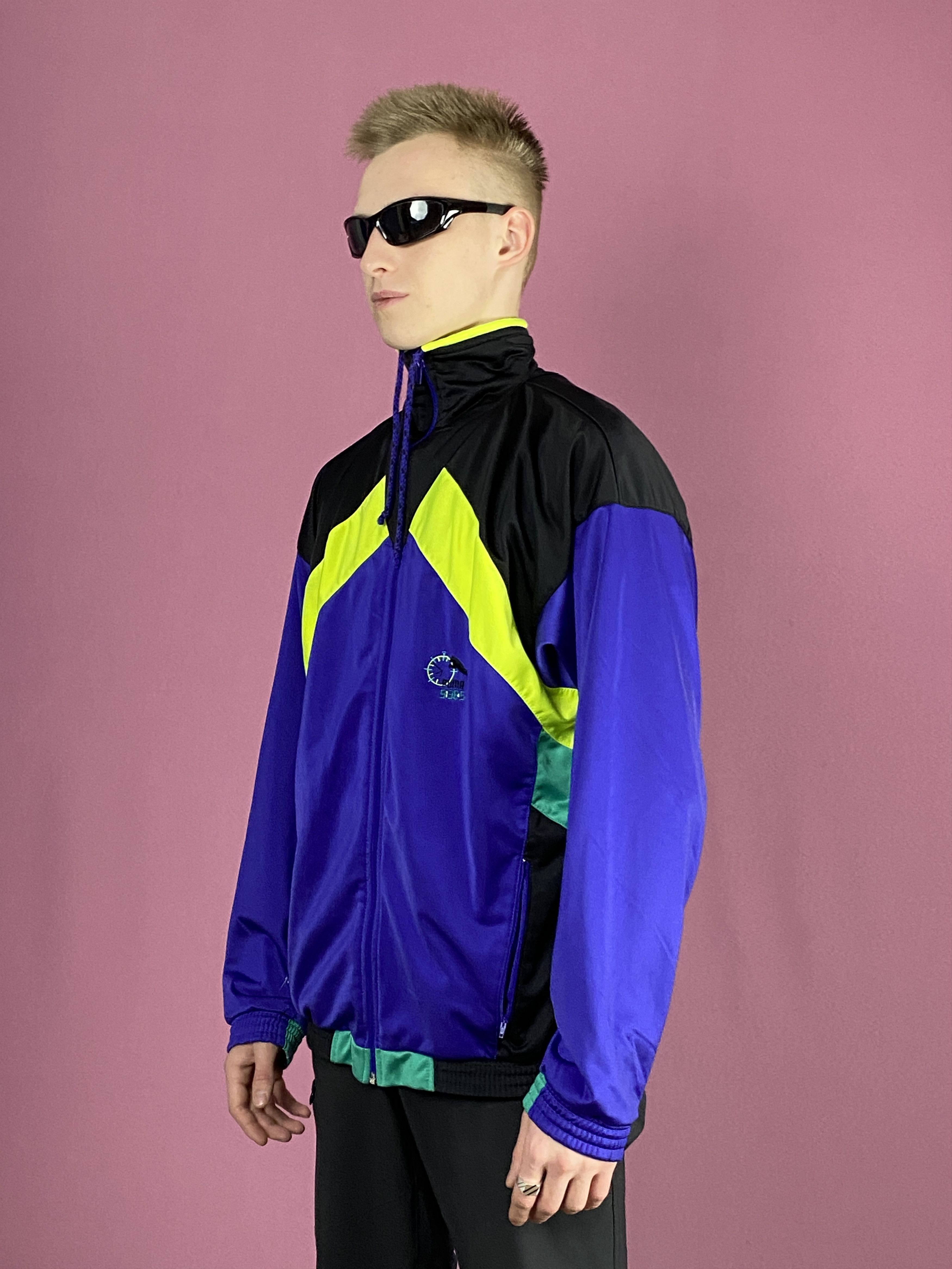 Puma × Vintage 90s Puma Vintage Men's Track Jacket - M Size US M / EU 48-50 / 2 - 2 Thumbnail
