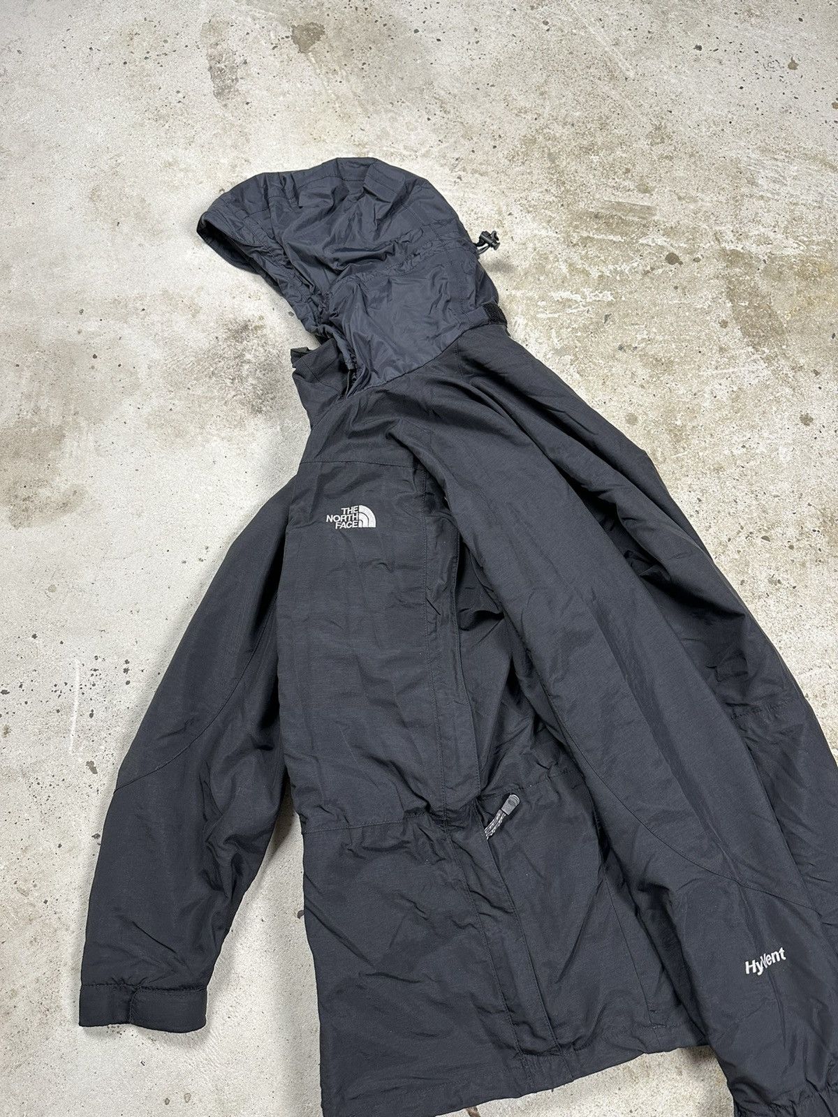 The North Face × Vintage ‼️ Vintage y2k The North Face HyVent Black Jacket Hooded Size US XL / EU 56 / 4 - 15 Thumbnail