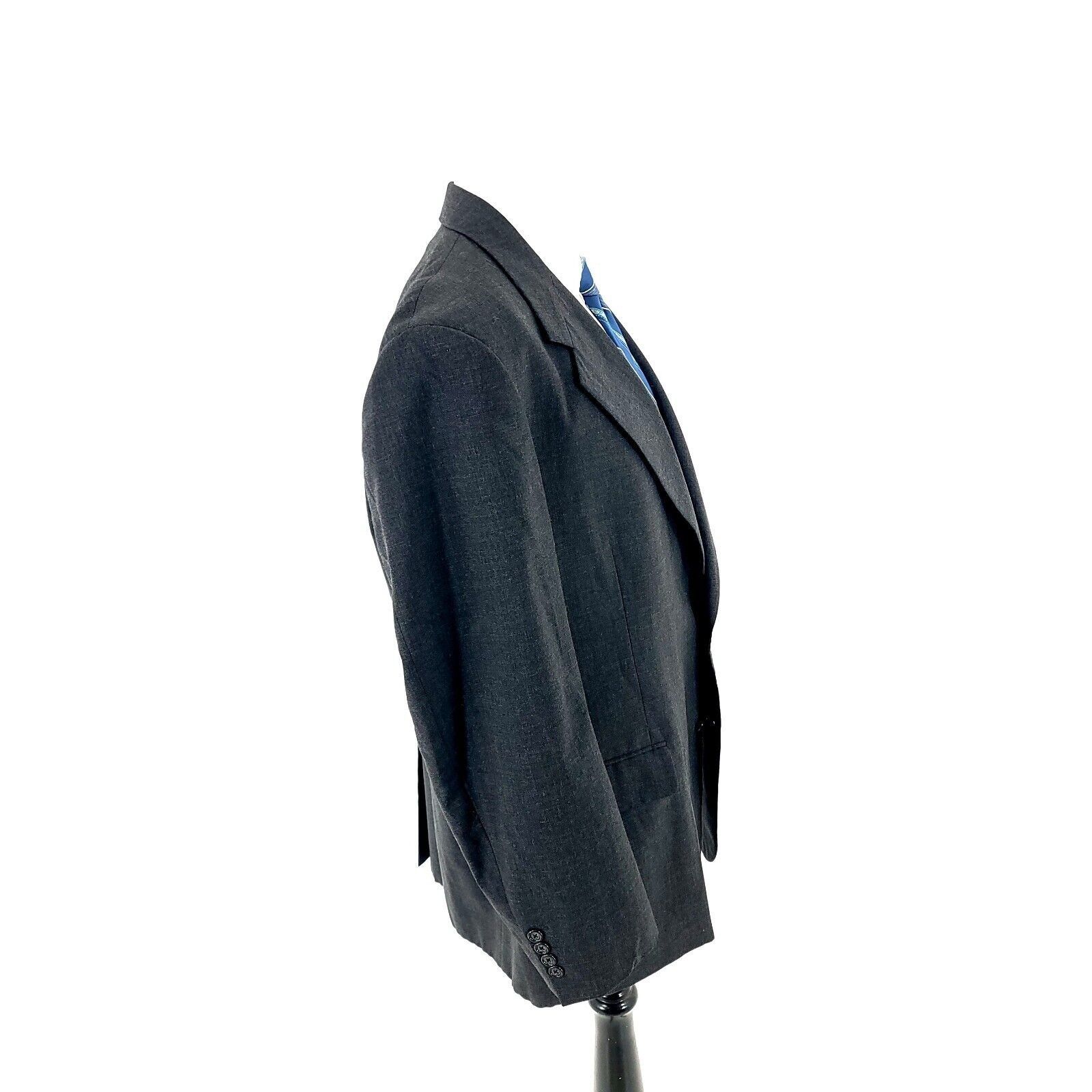 Tom James Tom James Executive Wool 2 Button Blazer 42R Or Slim 44R Gra Size 42R - 7 Thumbnail