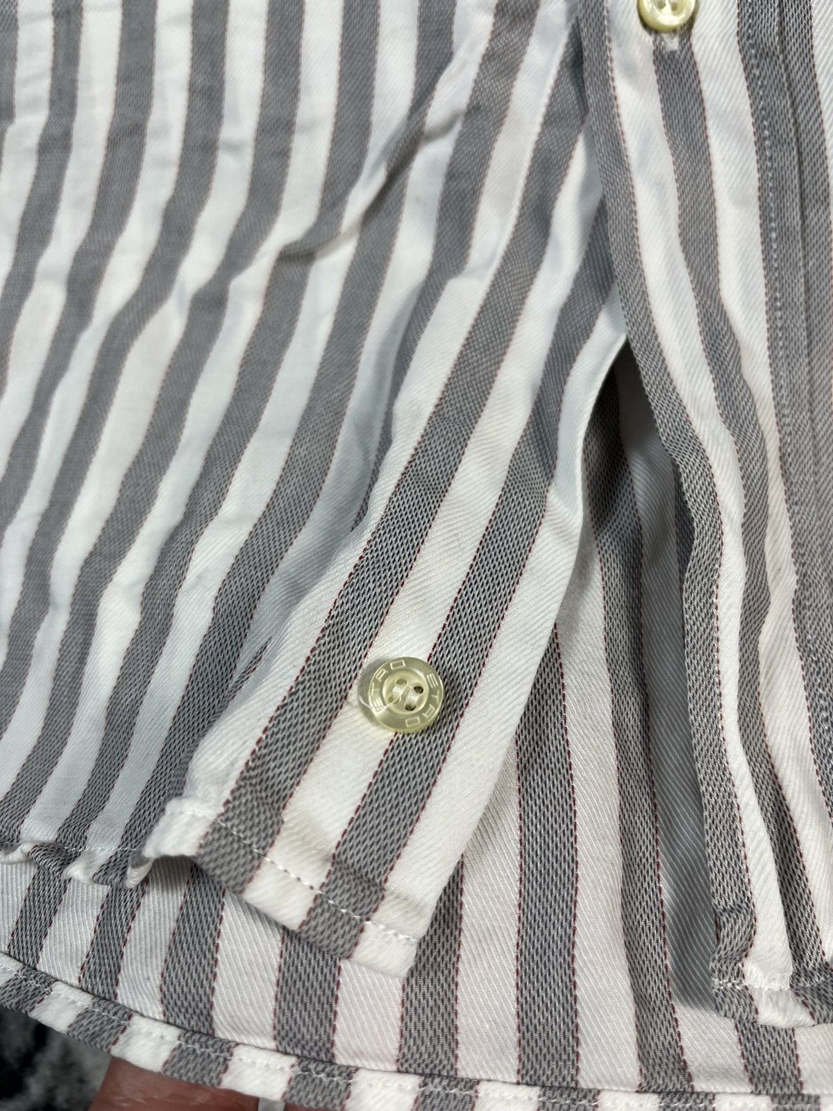 Etro ETRO Milano Striped Button Up Shirt Italy Size US XL / EU 56 / 4 - 7 Thumbnail