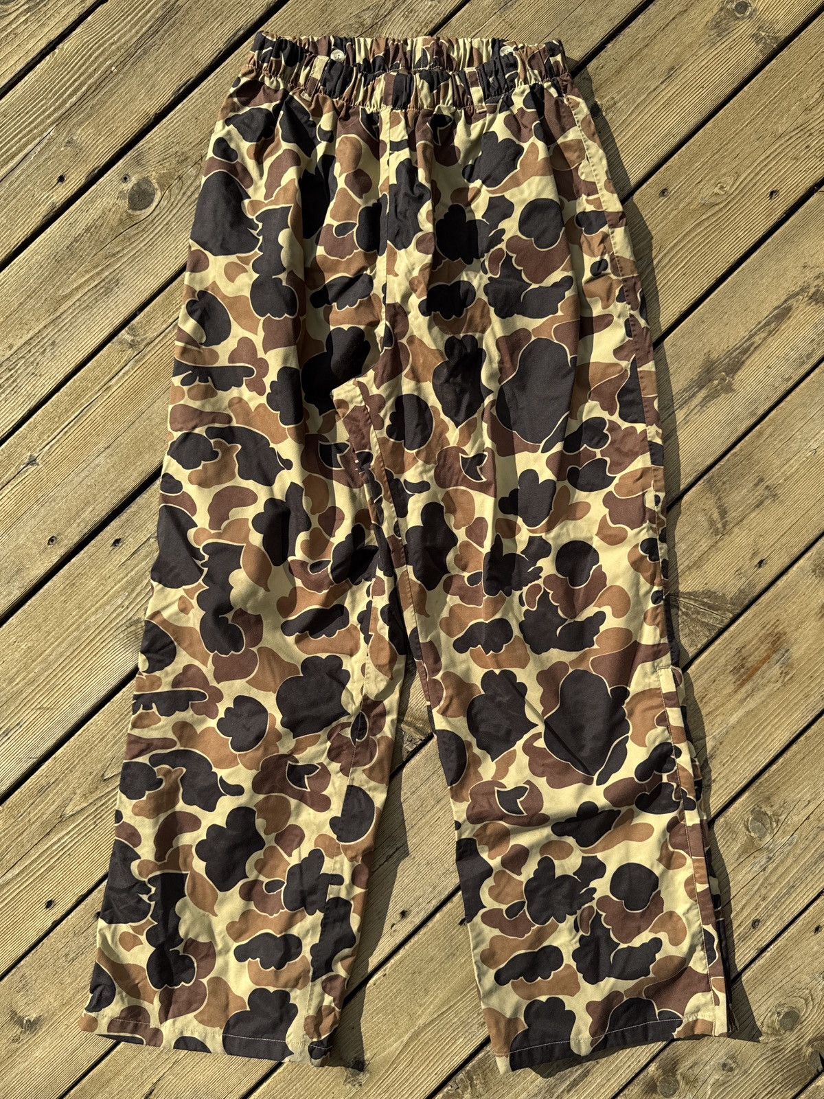Columbia VTG Columbia Mens Size LARGE Duck Camo Nylon Rain Pants Size US 36 / EU 52 - 1 Thumbnail