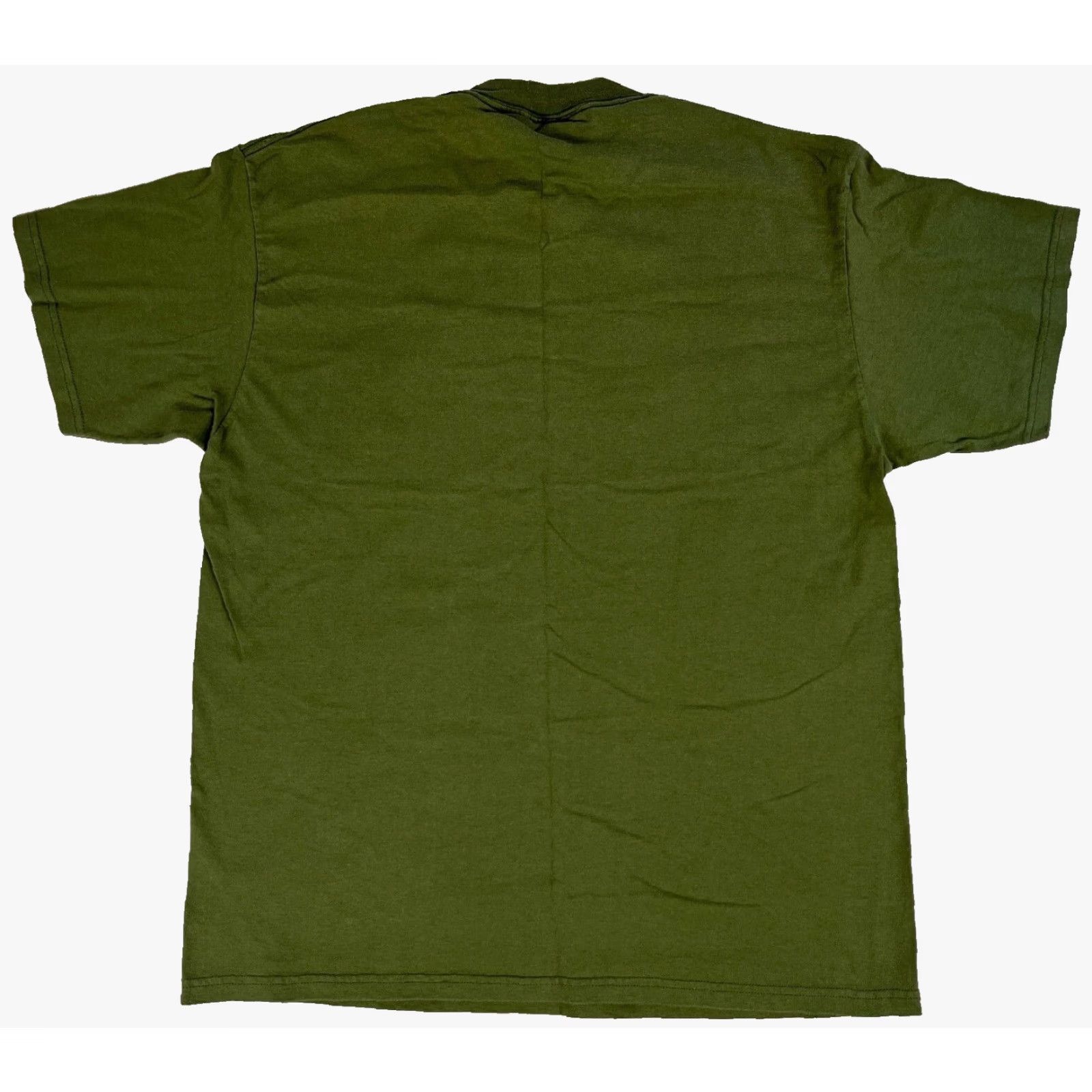 Lee VINTAGE Lee Men's 90s Northwoods Fishing T-Shirt Embroidered Made in USA Sz L Green Cotton Short Sleeve Crew Neck Size US L / EU 52-54 / 3 - 2 Thumbnail