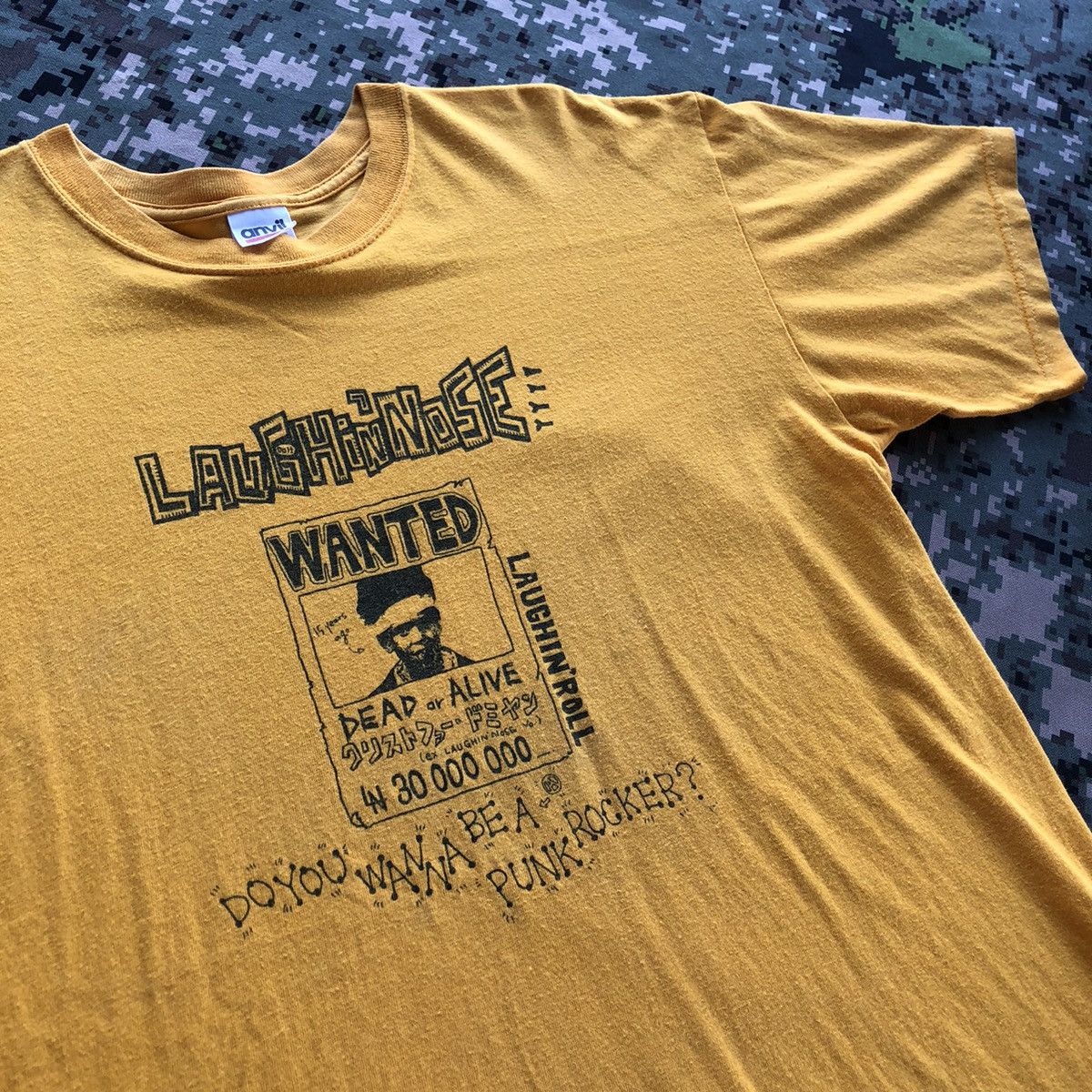 Band Tees × Vintage Vtg Laughin Nose Japanese Punk Band Tshirt Size US L / EU 52-54 / 3 - 1 Thumbnail
