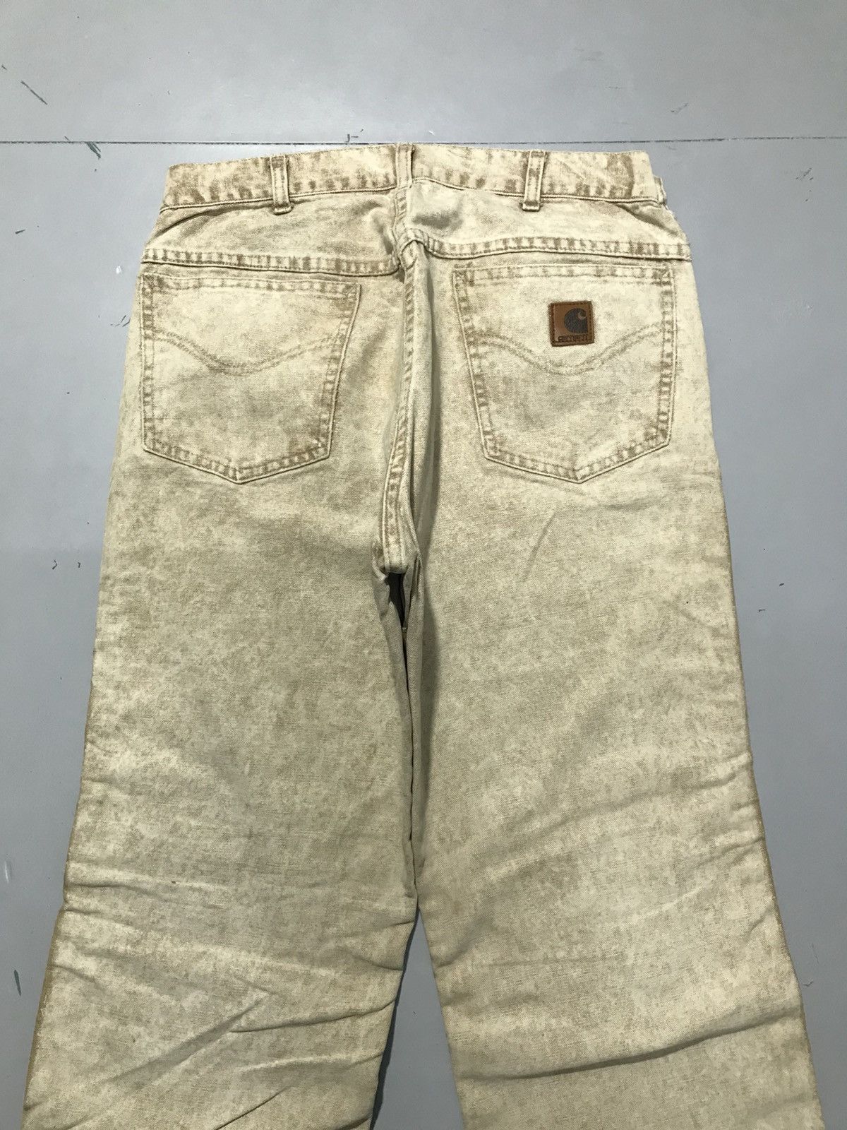 Carhartt 90’s Vintage Carhartt double knee workwear denim Size US 32 / EU 48 - 10 Thumbnail