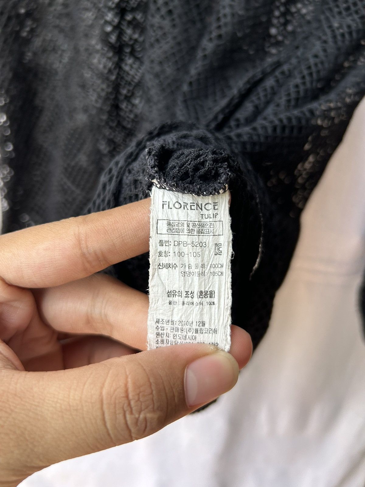 Japanese Brand Japanese open fishnet zip hoodie Ifsix lgb style Size US L / EU 52-54 / 3 - 10 Thumbnail