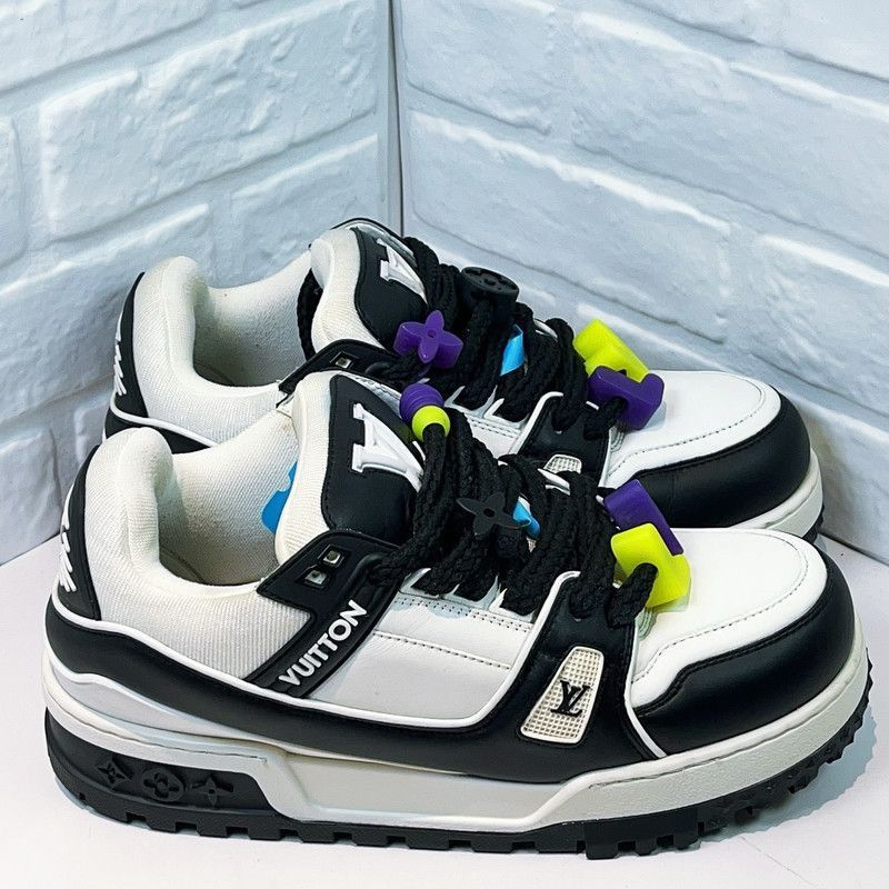 Louis Vuitton Louis Vuitton Trainer Maxi Low-Top Sneakers -2508 Size US 8 / EU 41 - 3 Thumbnail