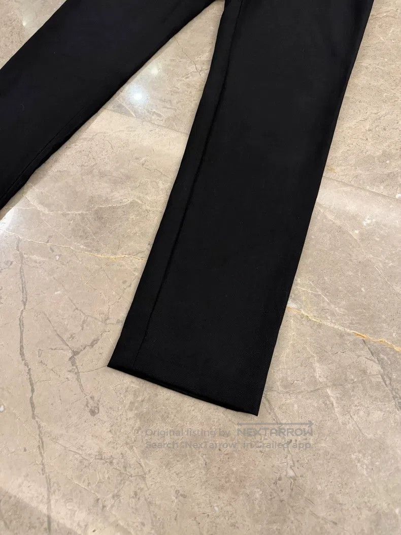 Celine CELINE Mixed Fabric Black Dress Pants Size US 30 / EU 46 - 2 Thumbnail