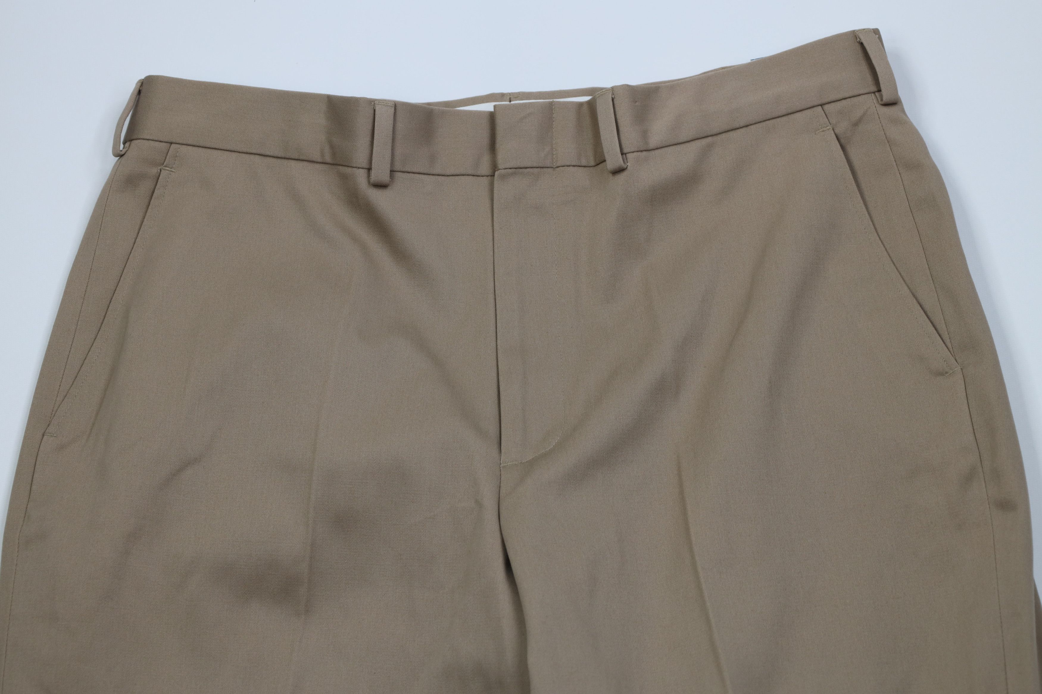 Lands' End Deadstock Vintage Y2K Lands End Chino Pants Trousers Beige Size US 37 - 2 Thumbnail