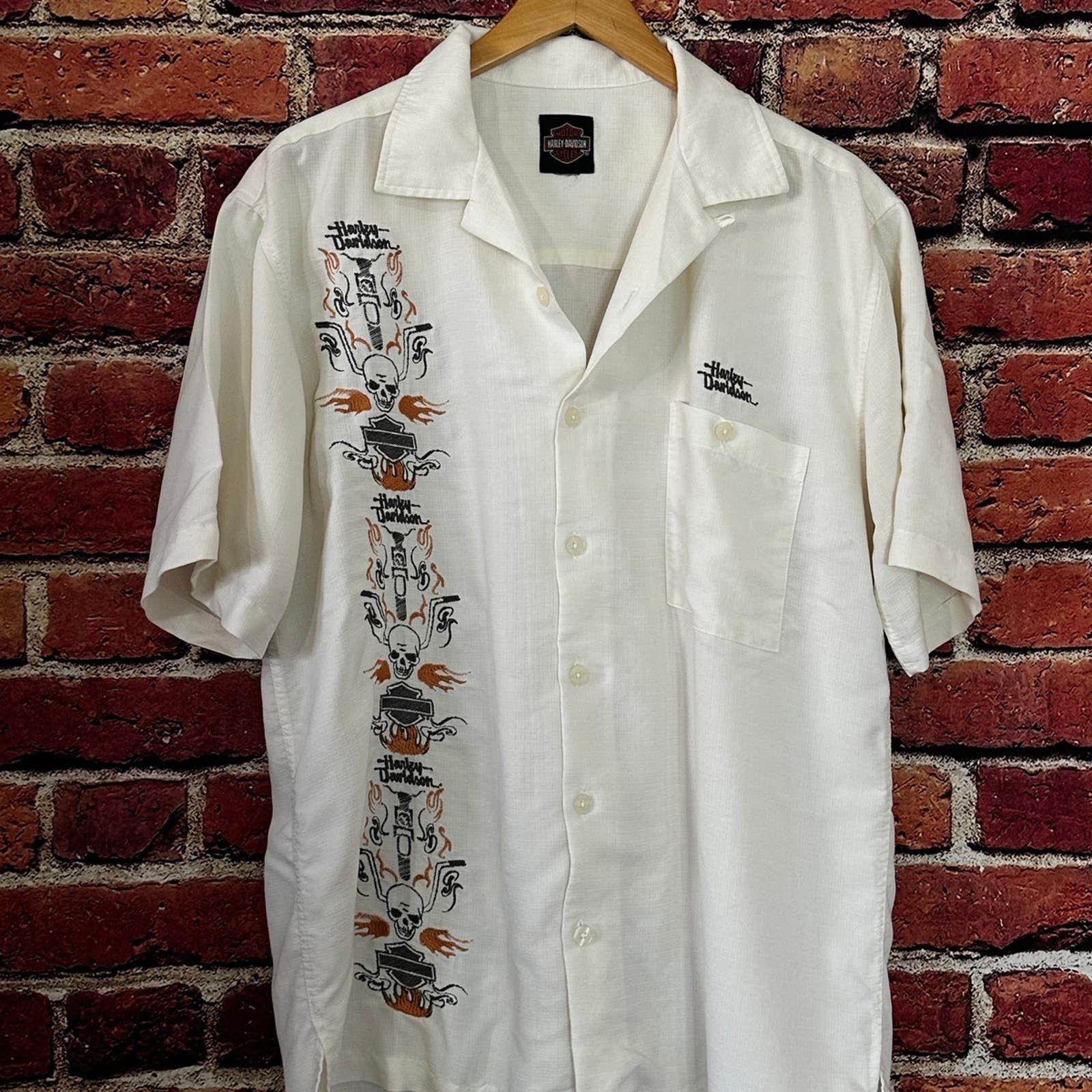 Harley Davidson Harley Davidson short sleeve button down shirt Size US XL / EU 56 / 4 - 1 Thumbnail