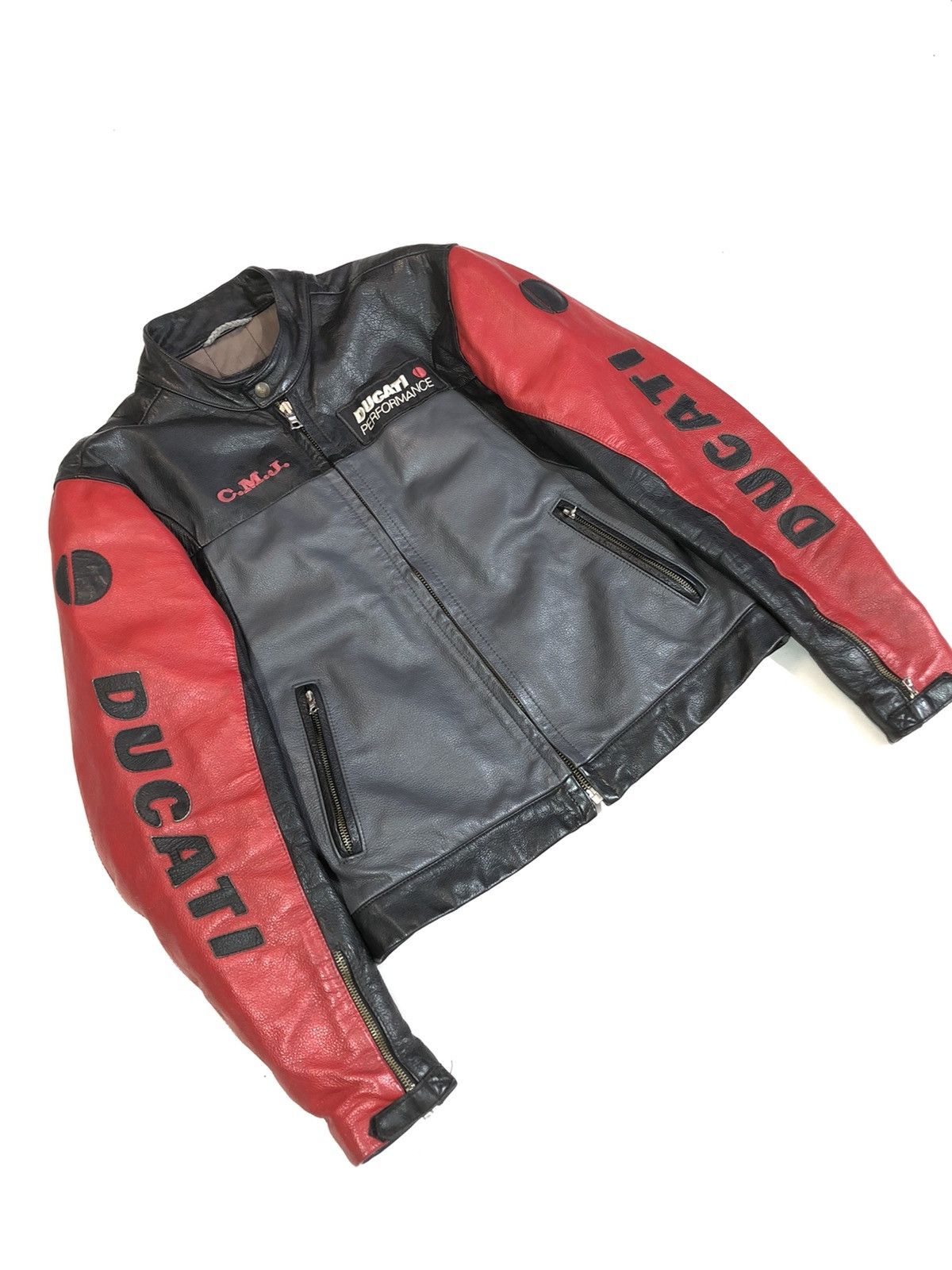 Dainese × Ducati Ducati Dainese Motorcycle Moto leather jacket Racing Vintage Size US XL / EU 56 / 4 - 11 Thumbnail