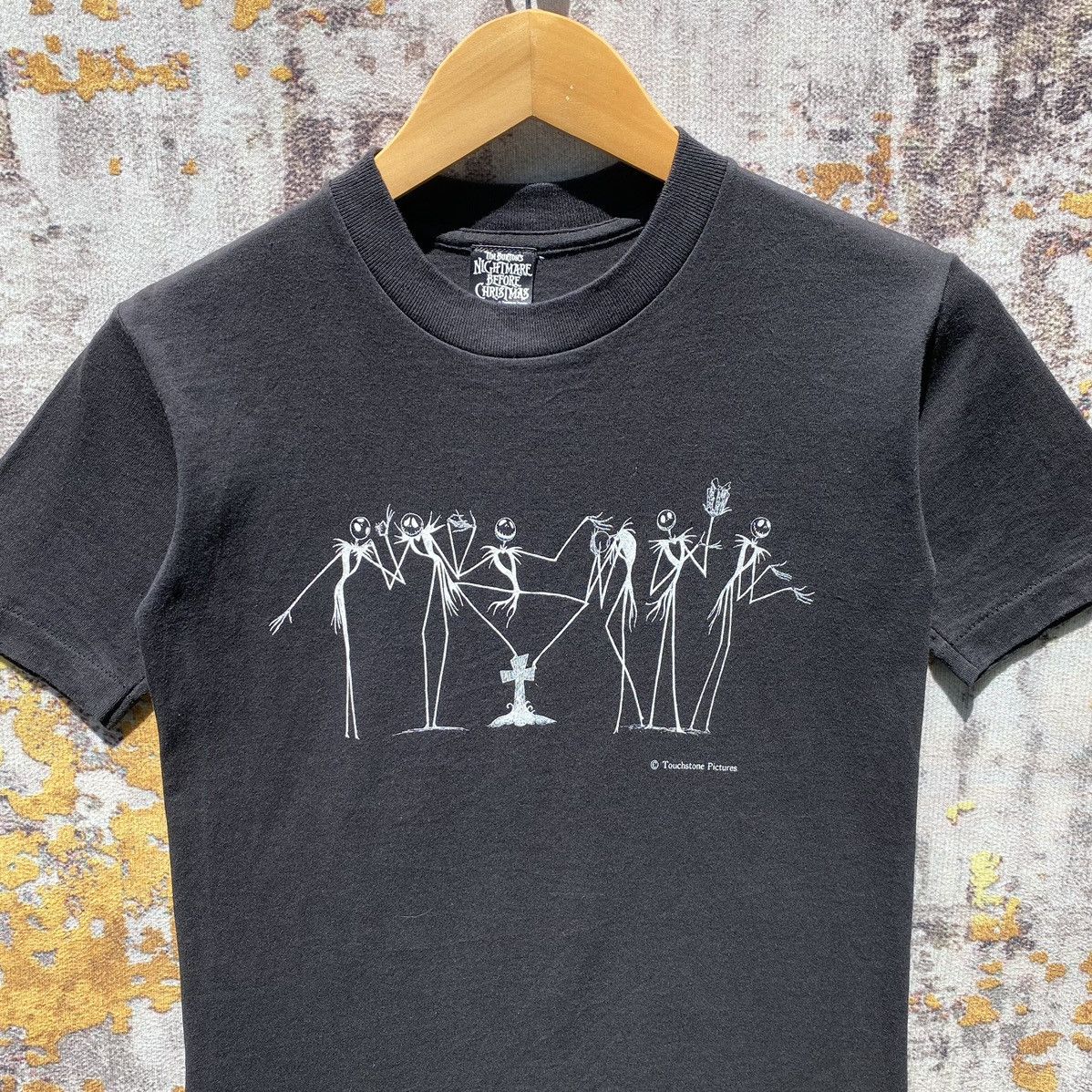 Disney × Vintage Vintage 90s the burton's The nightmare Before Christmas Tee Size US S / EU 44-46 / 1 - 6 Thumbnail