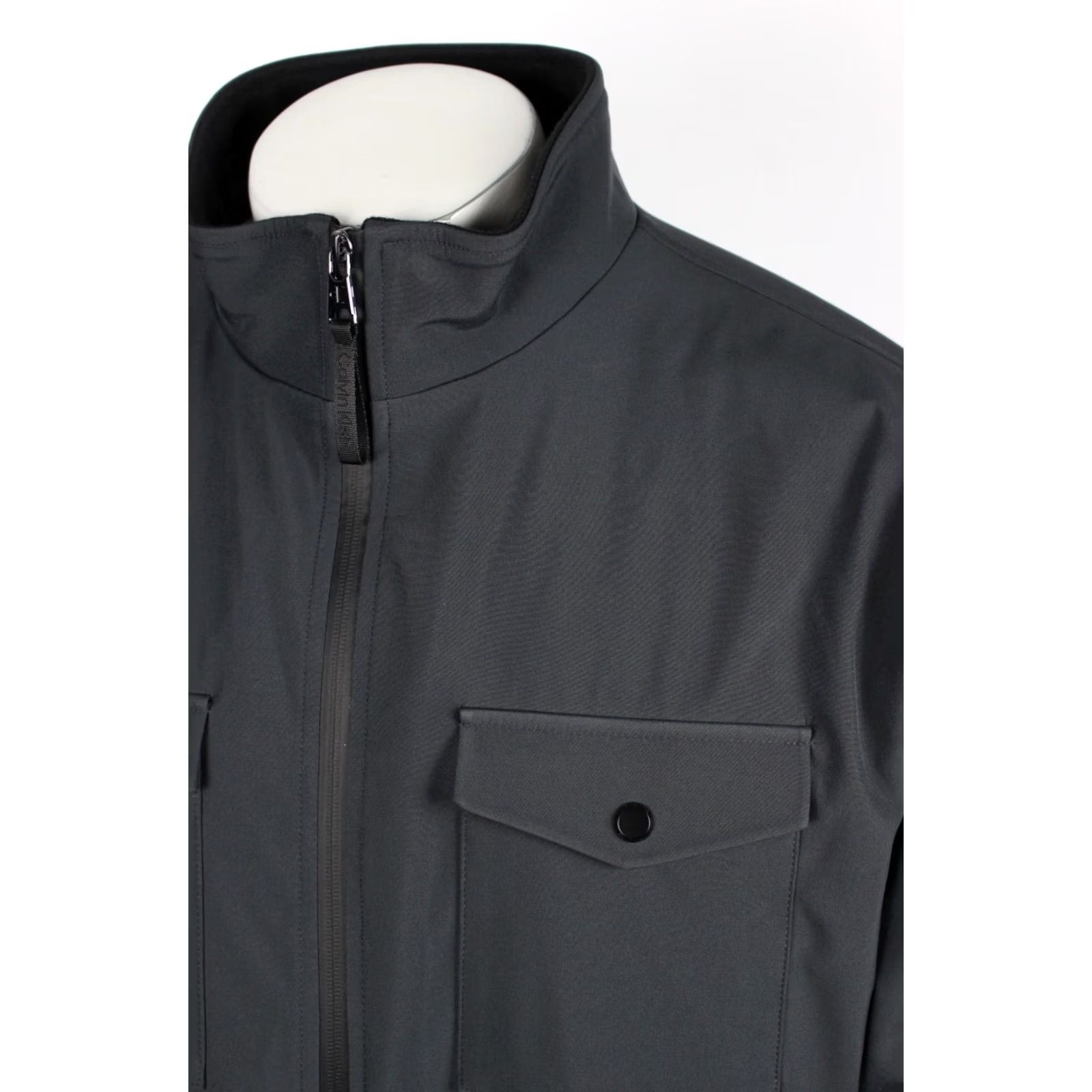 Calvin Klein Calvin Klein Men's Bomber Jacket Flex Tech Water Resistant XL Iron Gray Size US XL / EU 56 / 4 - 4 Thumbnail