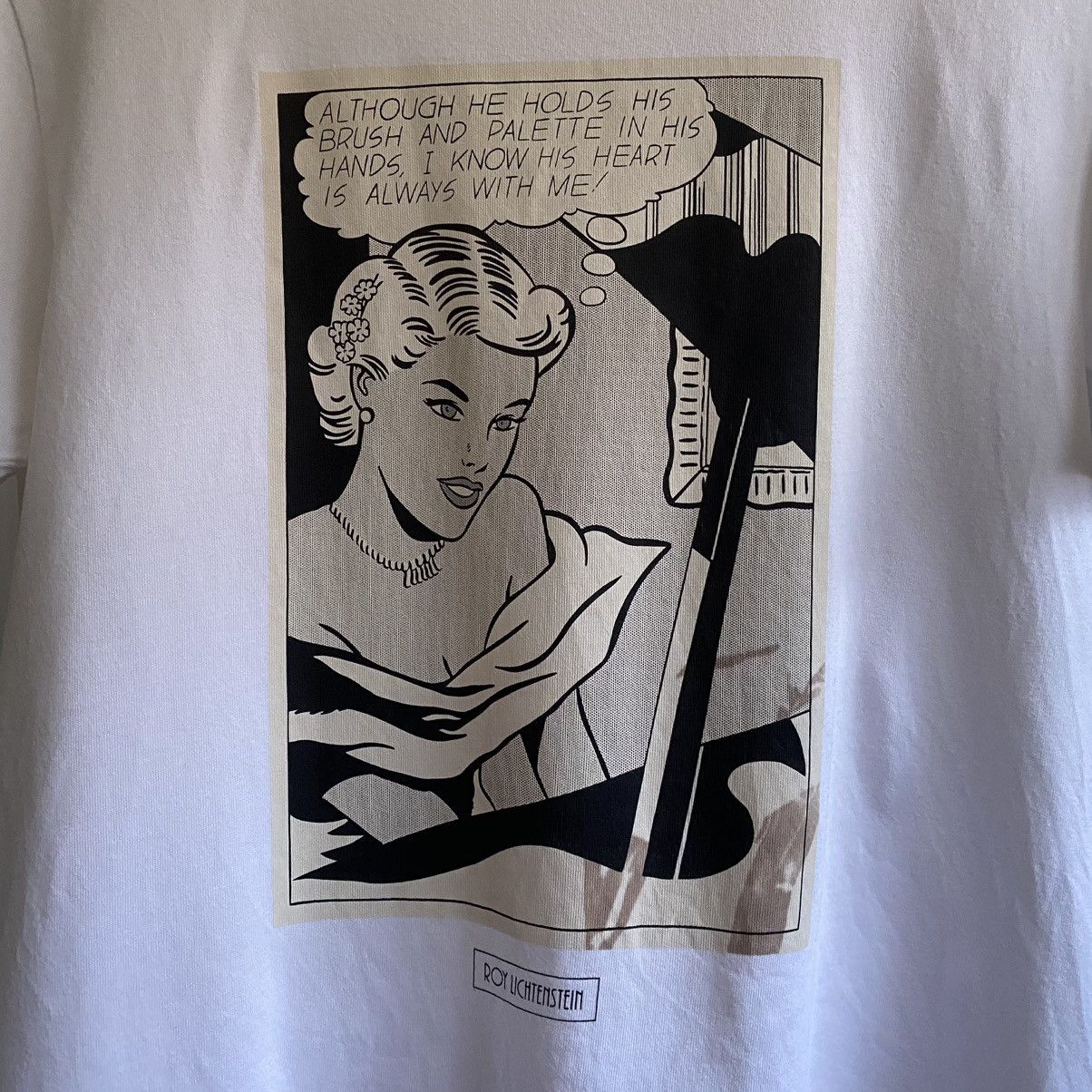 Uniqlo UNIQLO Roy Lichtenstein “Girl at Piano” tee shirt Size US L / EU 52-54 / 3 - 2 Thumbnail